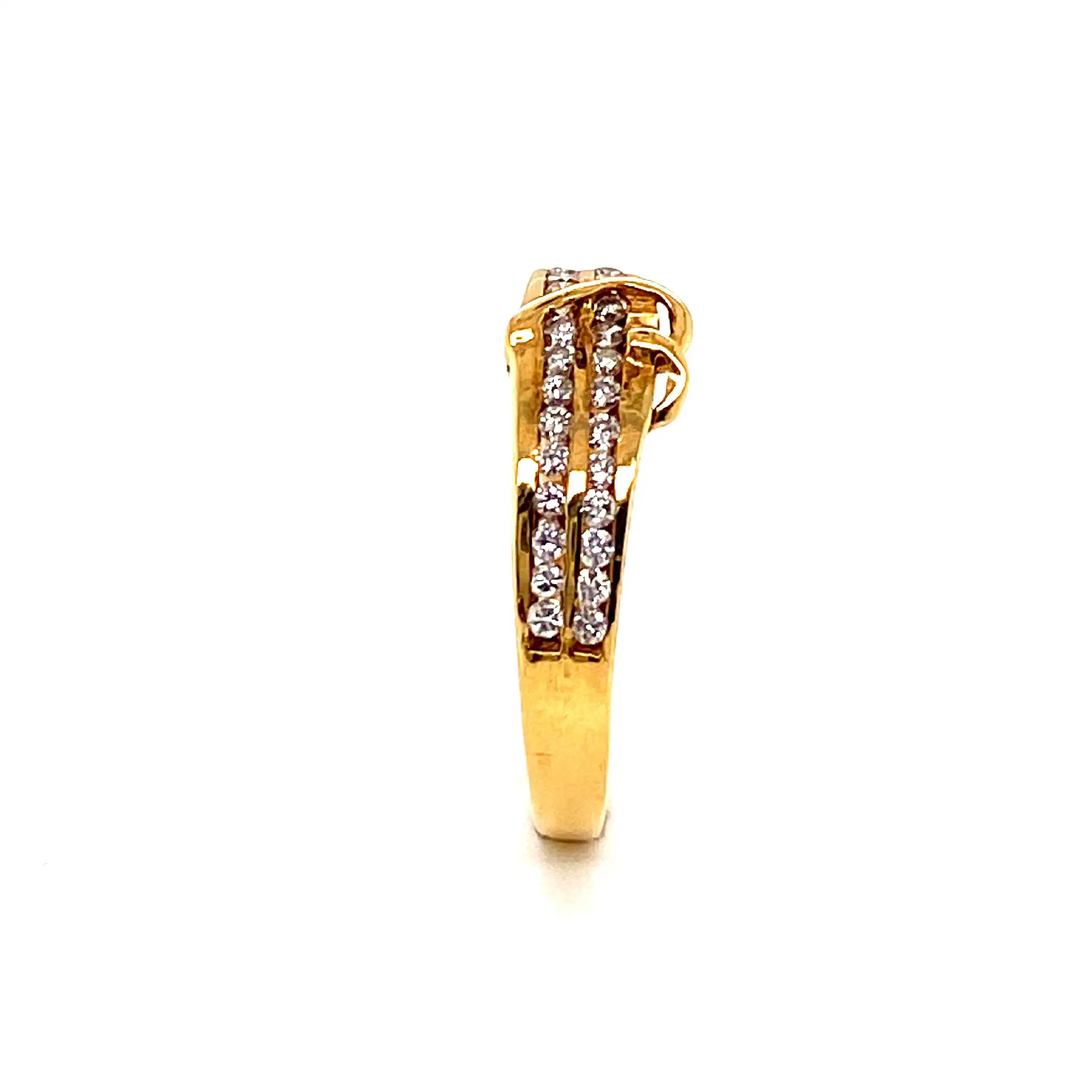Ring Gelbgold mit Brillanten Ring Gelbgold mit Brillanten