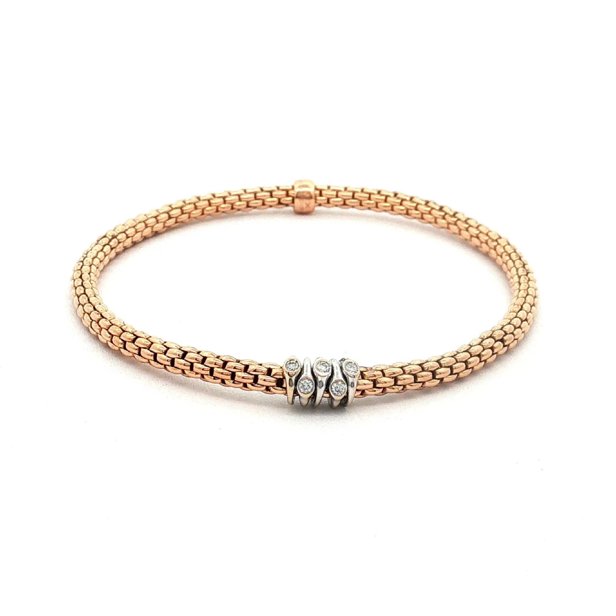 Armband Fope Bicolor Prima Flex it mit Brillanten Armband Fope Bicolor Prima Flex it mit Brillanten