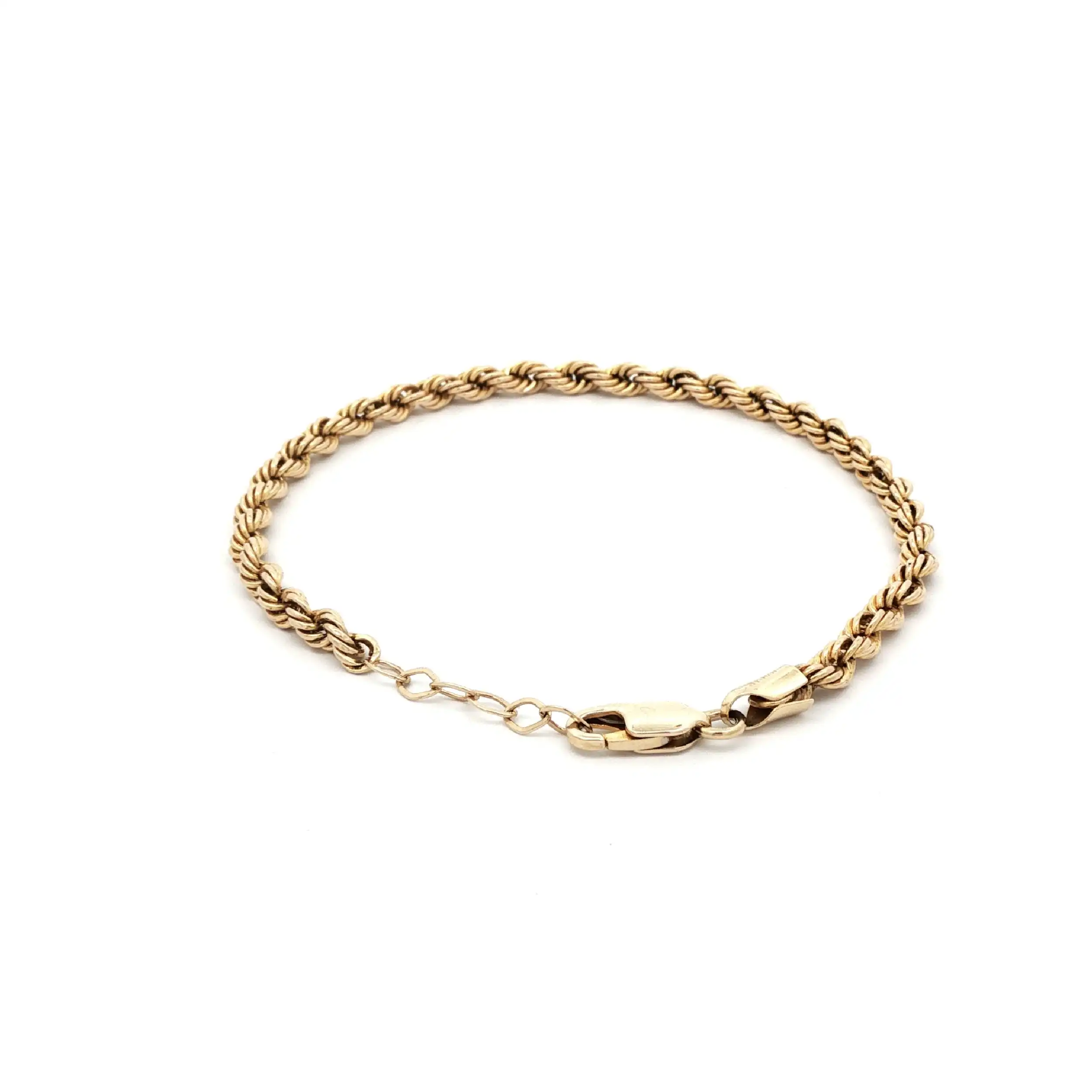 Kordelarmband Gelbgold