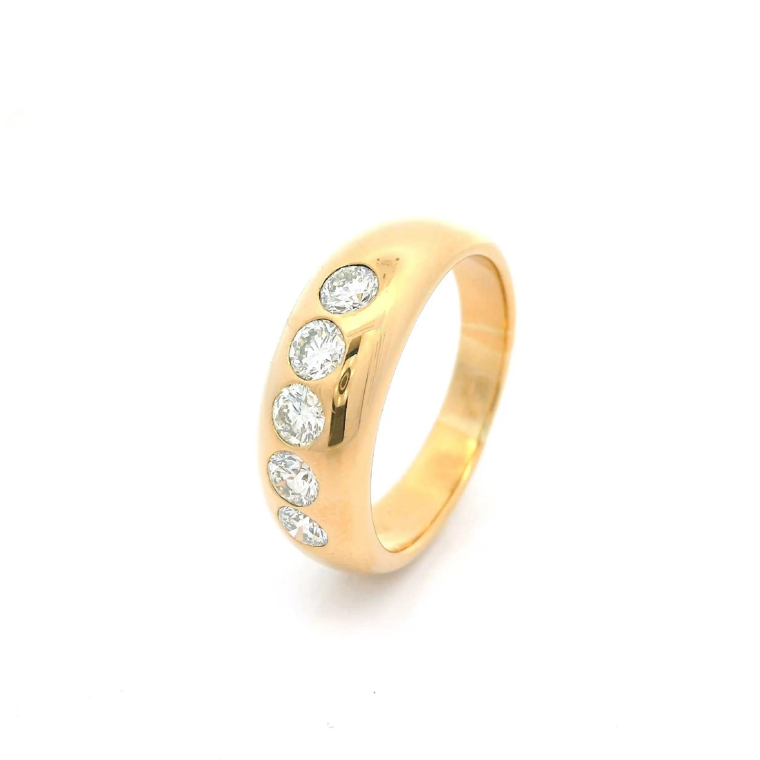 Ring Gelbgold mit Brillanten Ring Gelbgold mit Brillanten