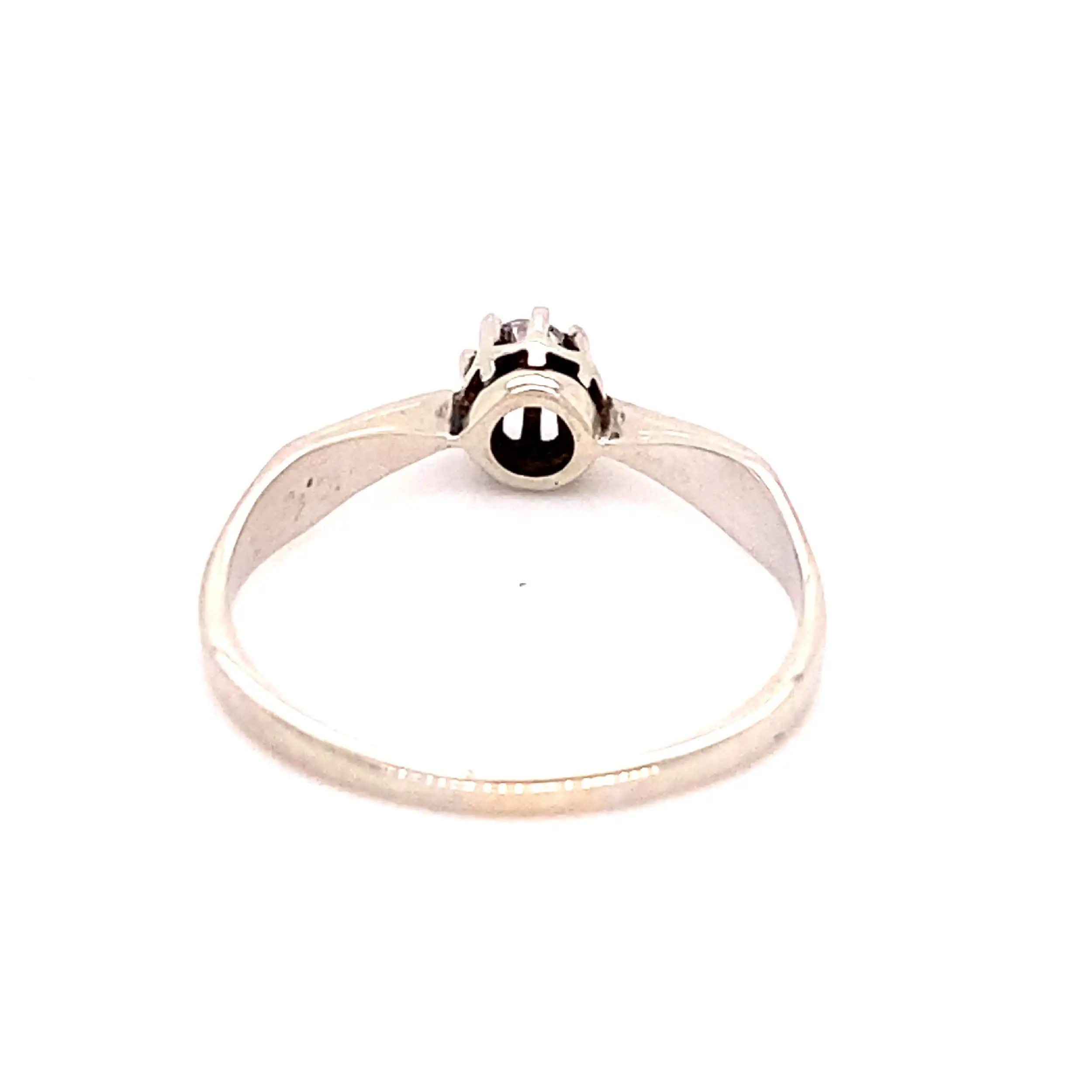 Ring Weißgold mit Solitär Brillant