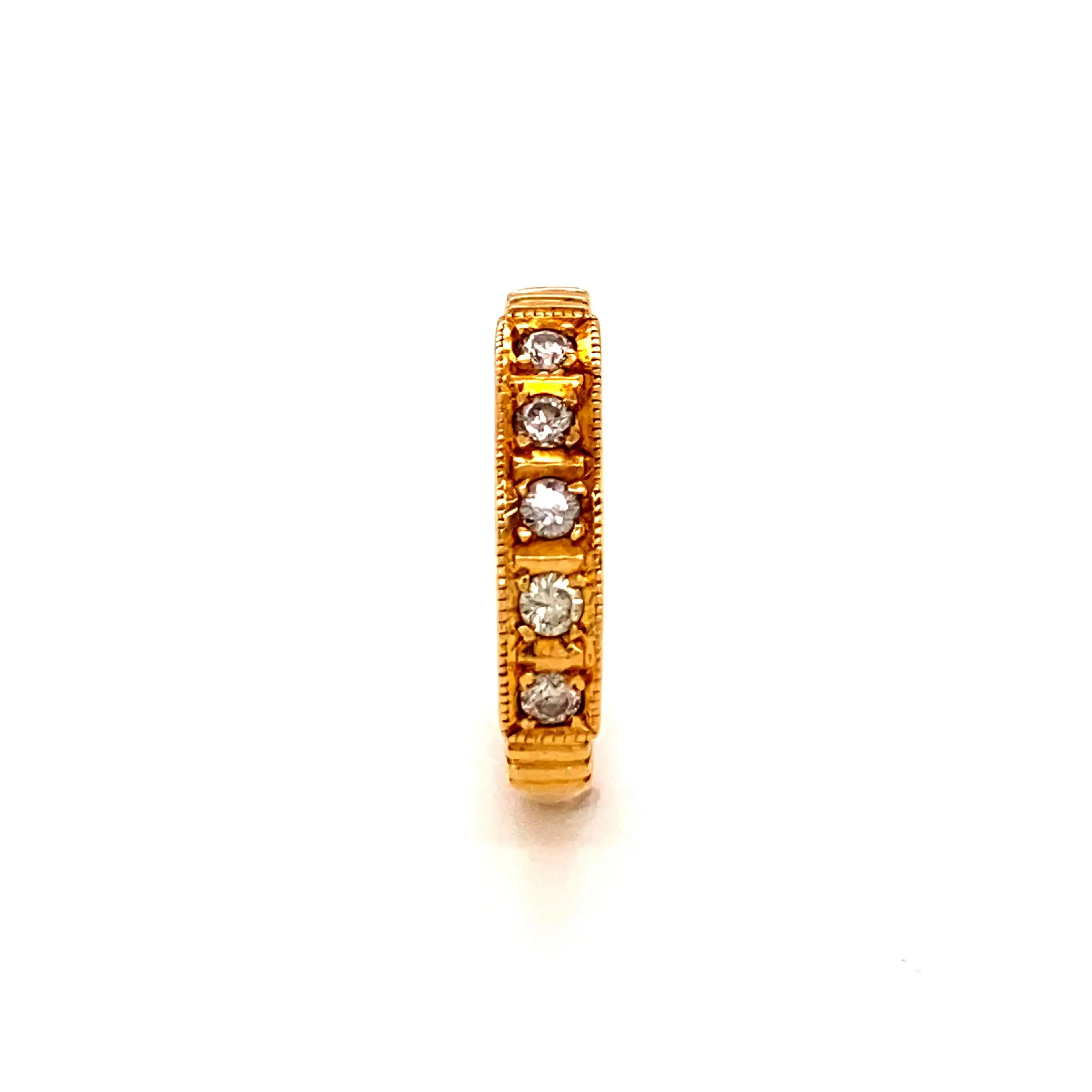 Ring Gelbgold mit Brillanten