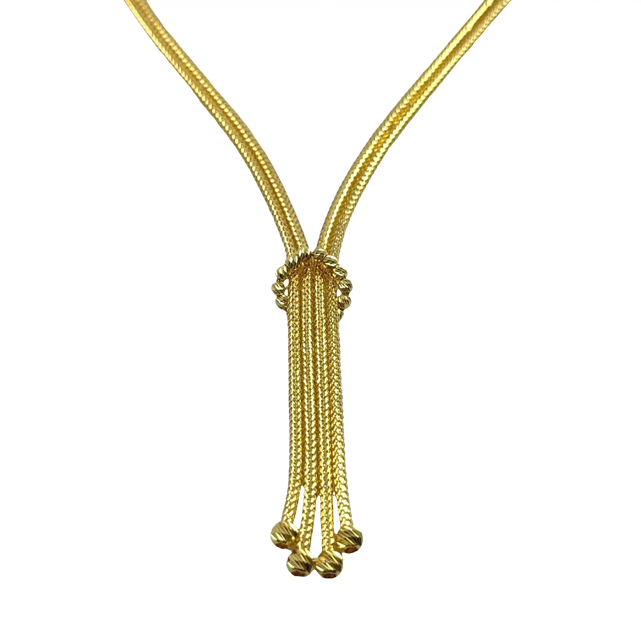 Zopfcollier Gelbgold hohl Zopfcollier Gelbgold hohl