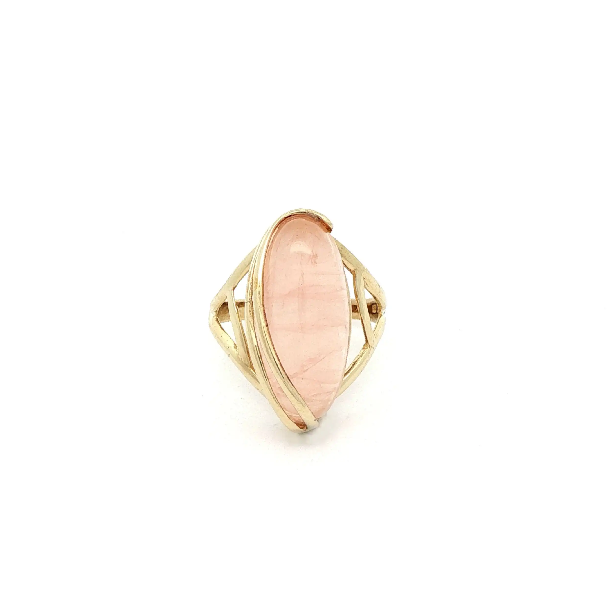 Ring Gelbgold mit pinken Farbstein Ring Gelbgold mit pinken Farbstein