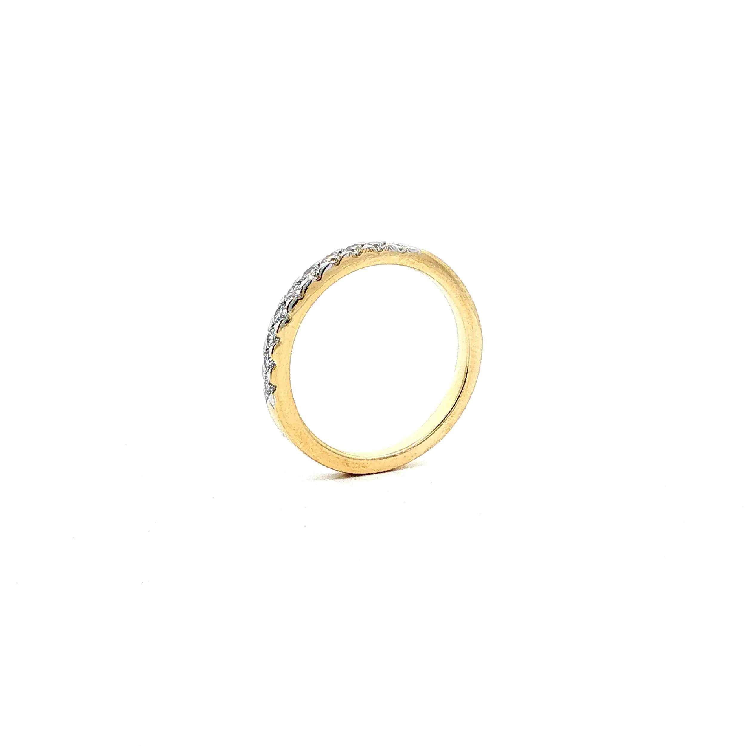 Ring Bicolor mit Brillanten