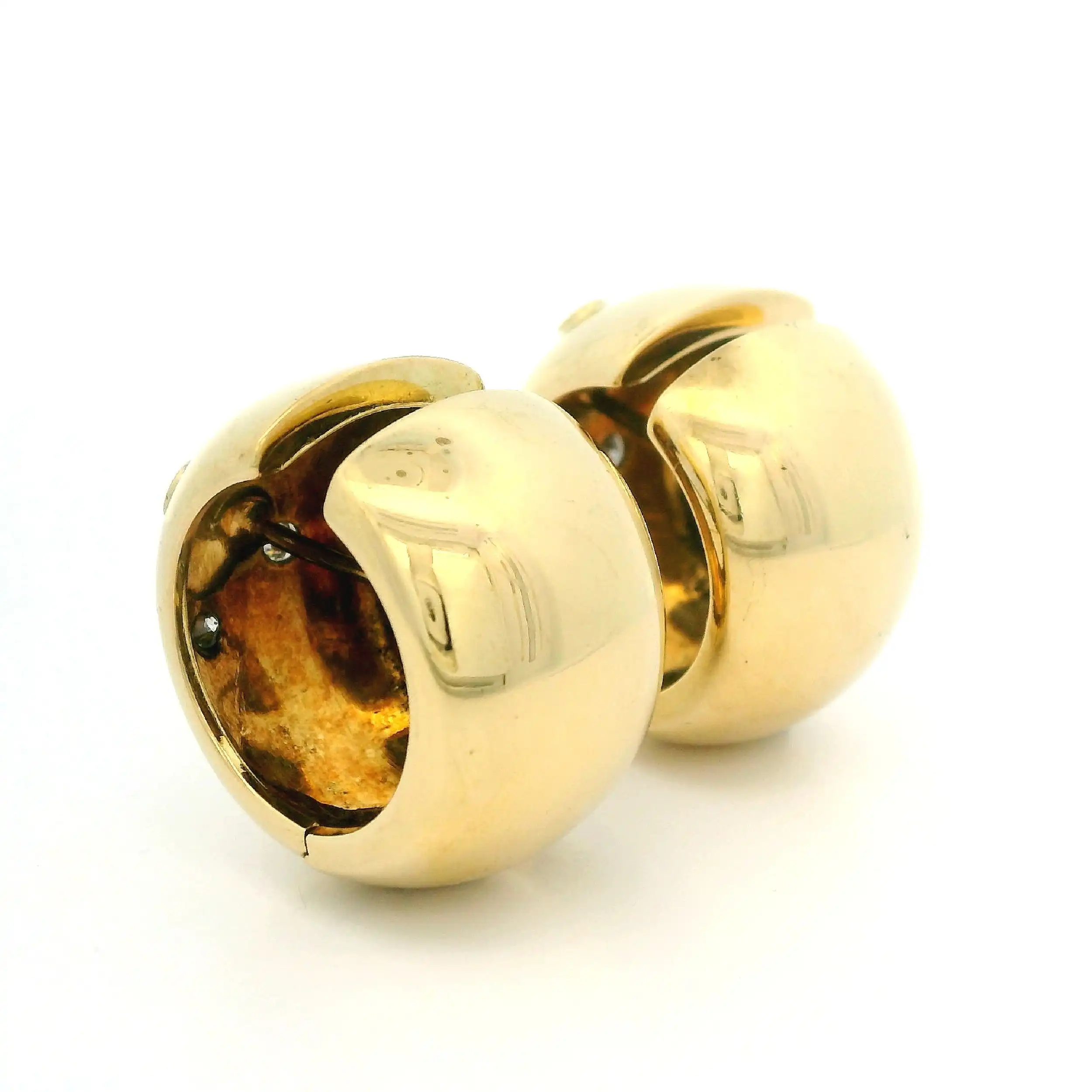Ohrclips Gelbgold mit Brillanten Ohrclips Gelbgold mit Brillanten