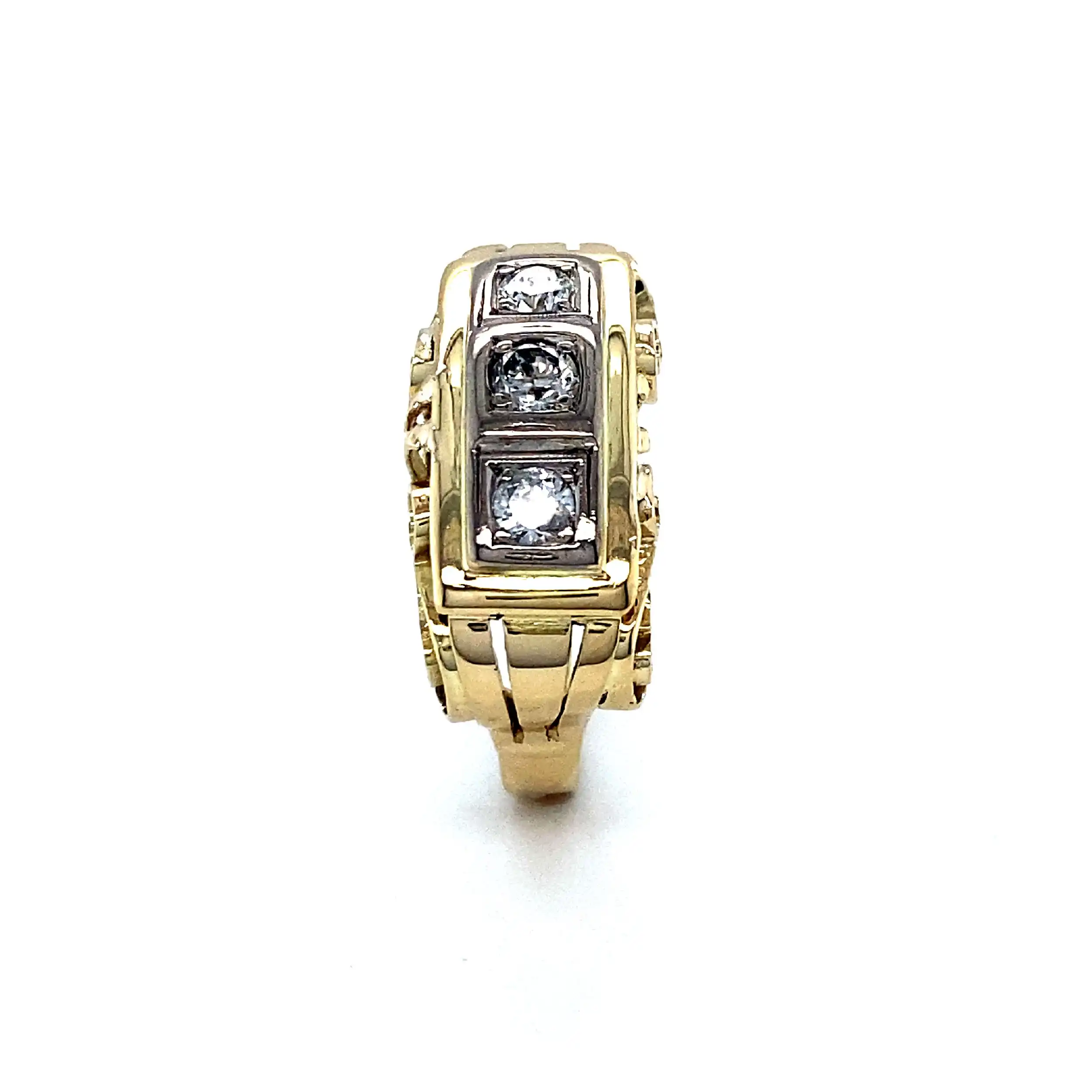 Ring Gelbgold mit Brillanten Ring Gelbgold mit Brillanten