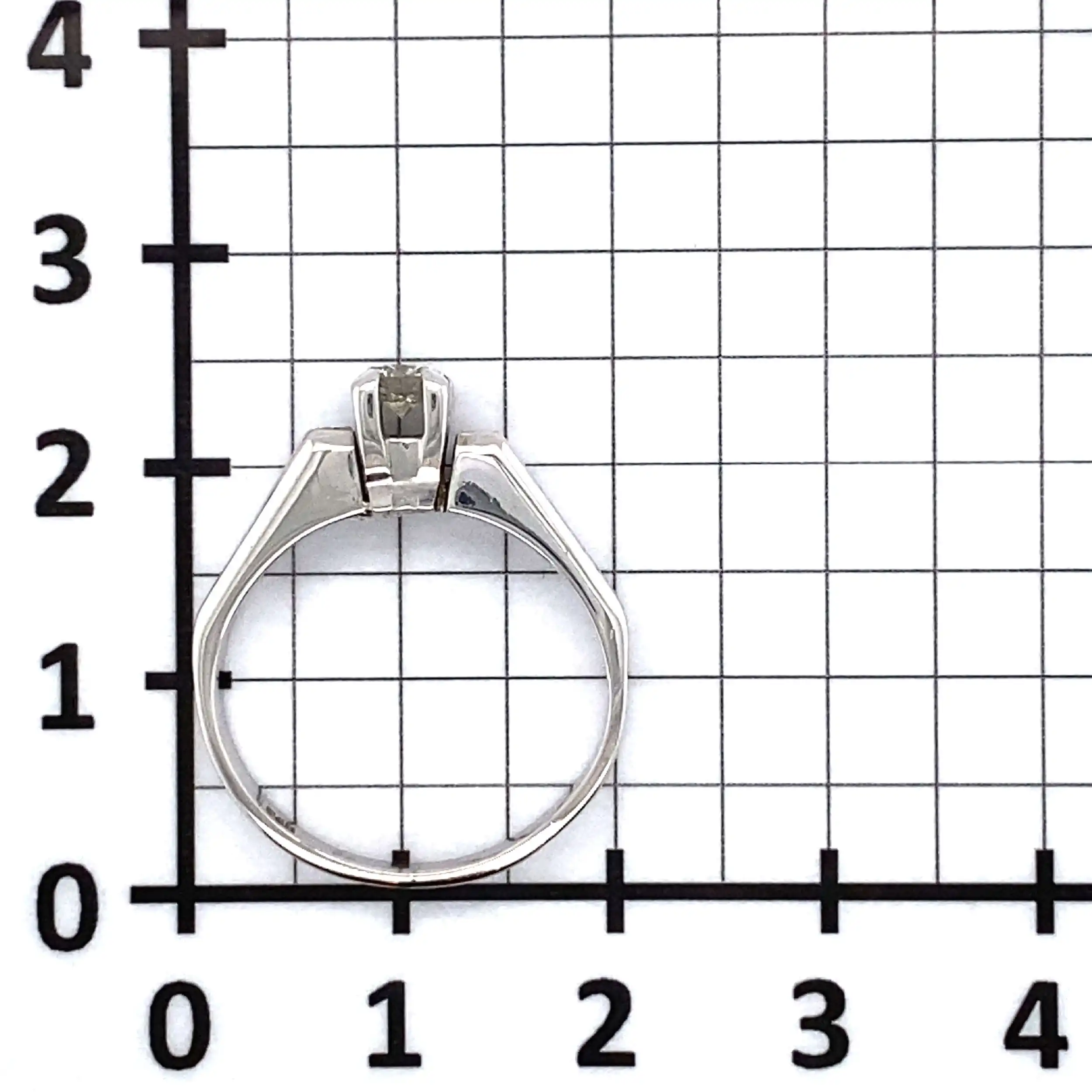 Ring Weißgold mit Brillant Ring Weißgold mit Brillant