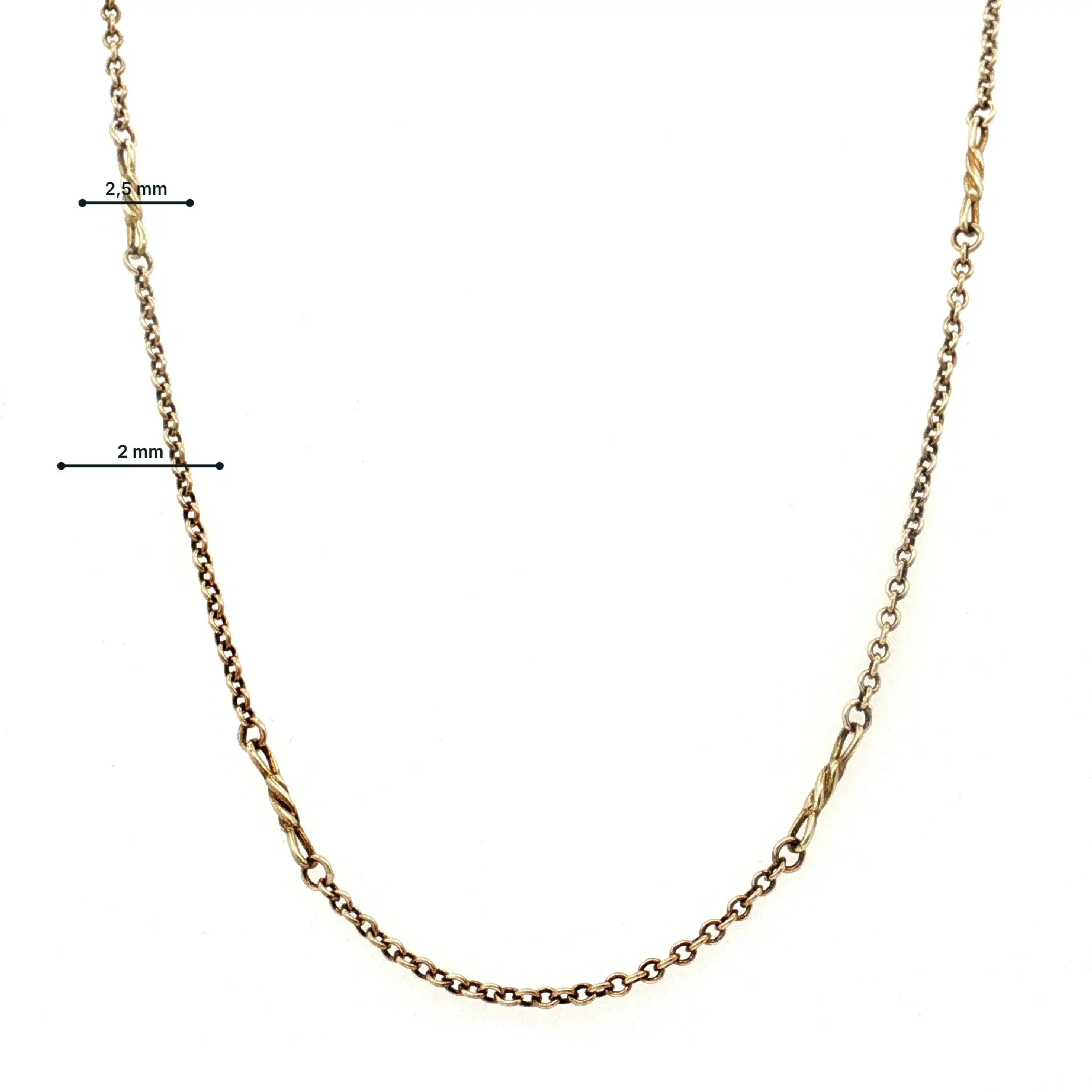 Ankerkette Gelbgold