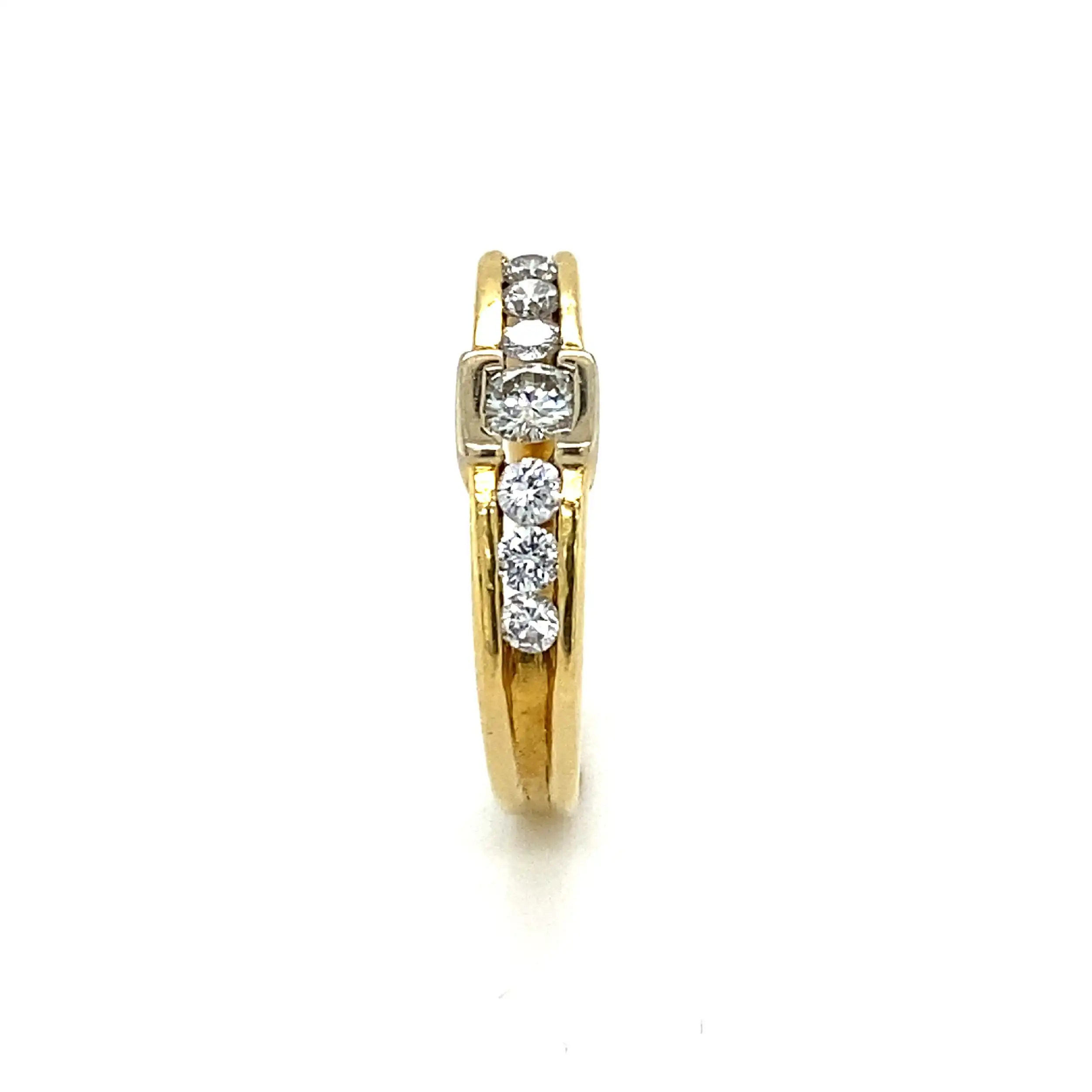 Ring Bicolor mit Brillanten Ring Bicolor mit Brillanten