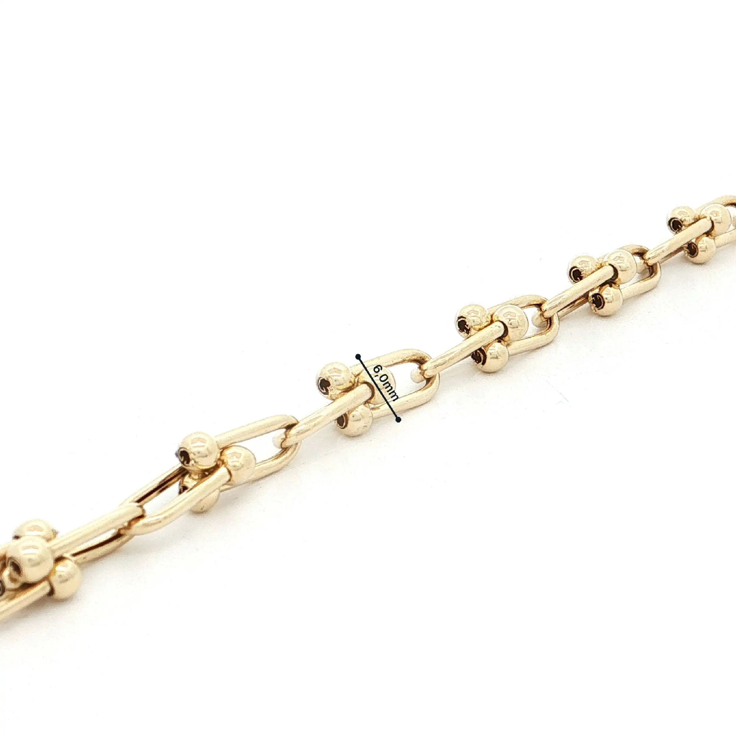 Gliederarmband Gelbgold