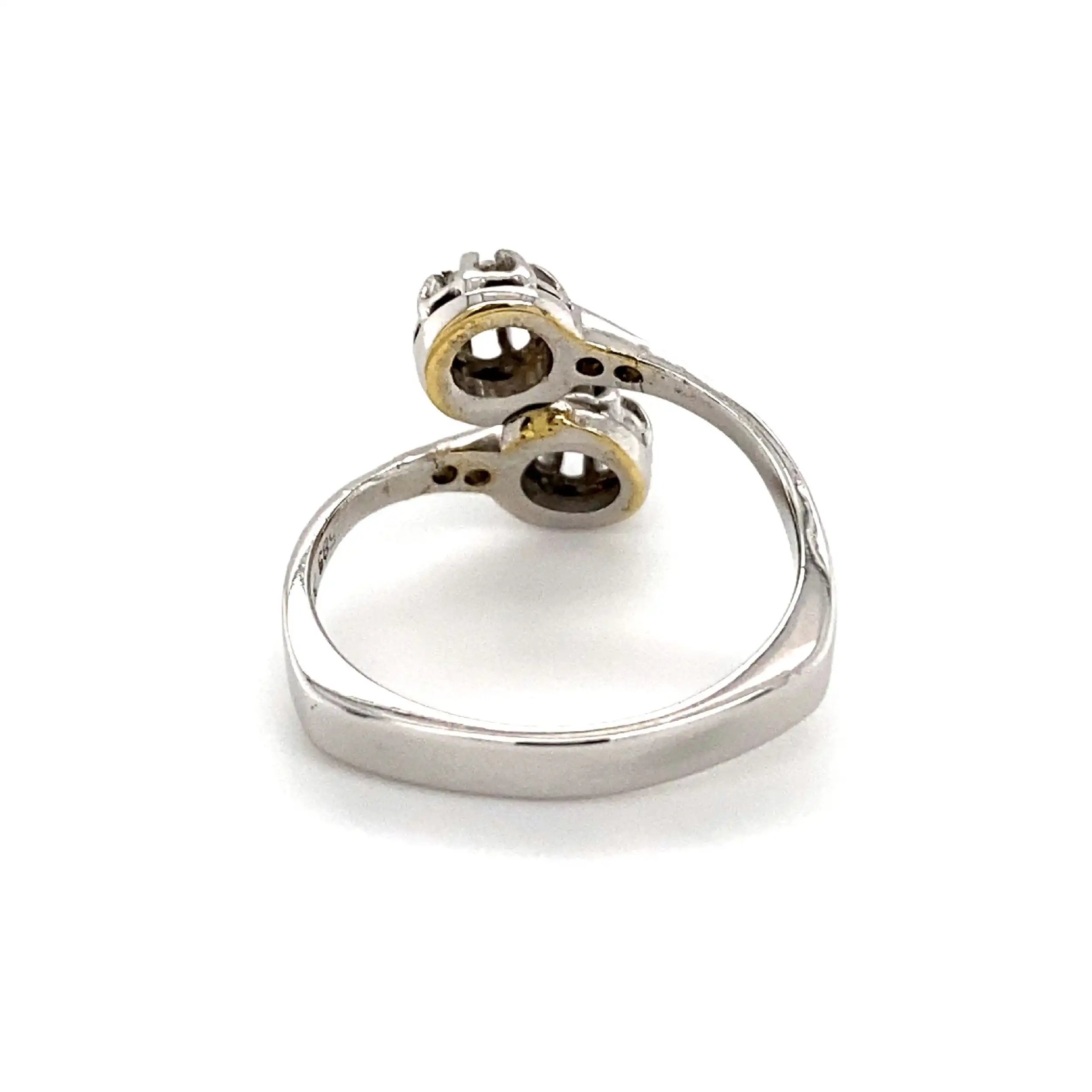 Ring Weißgold mit Brillanten & Diamantrosen Ring Weißgold mit Brillanten & Diamantrosen