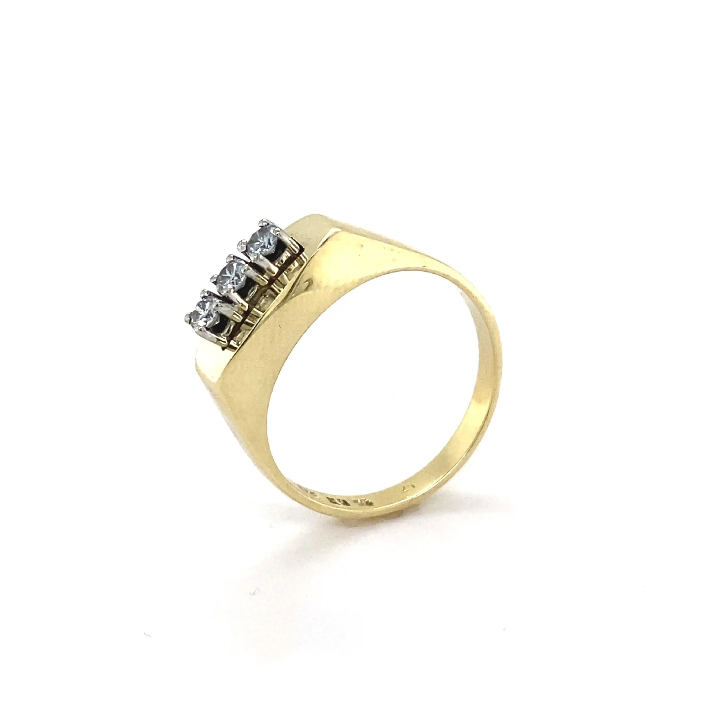 Ring Gelbgold mit Brillanten Ring Gelbgold mit Brillanten