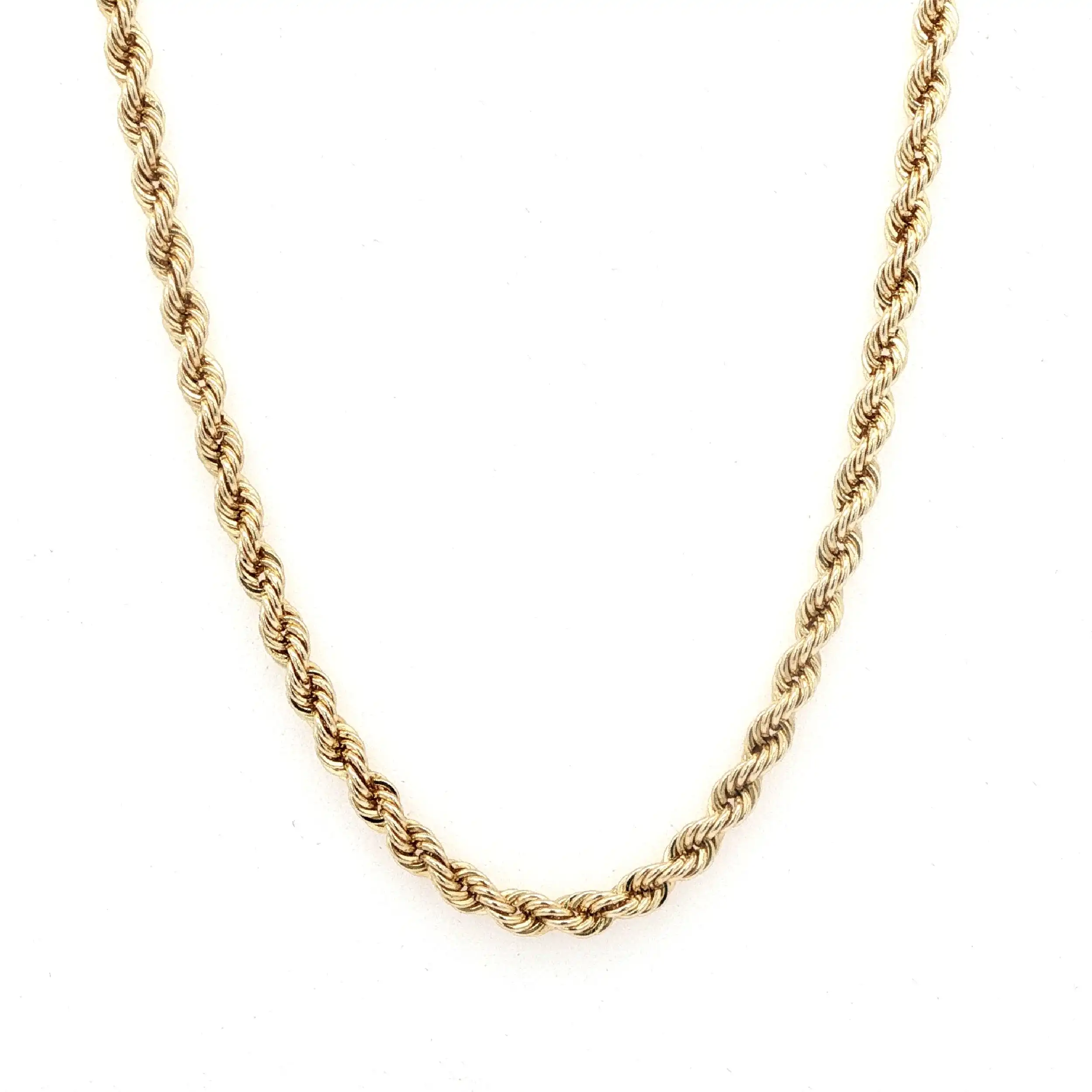 Kordelkette Gelbgold