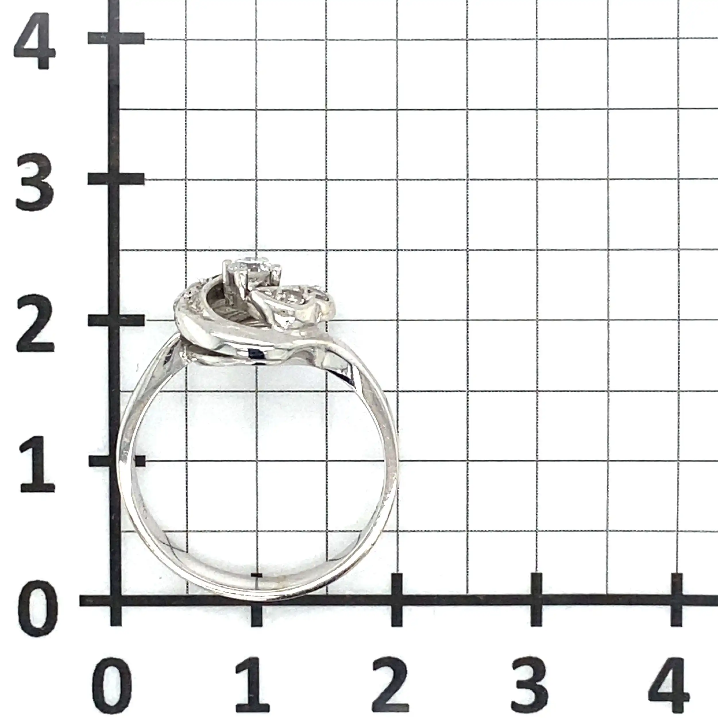 Ring Weißgold mit Brillant und Diamanten Ring Weißgold mit Brillant und Diamanten