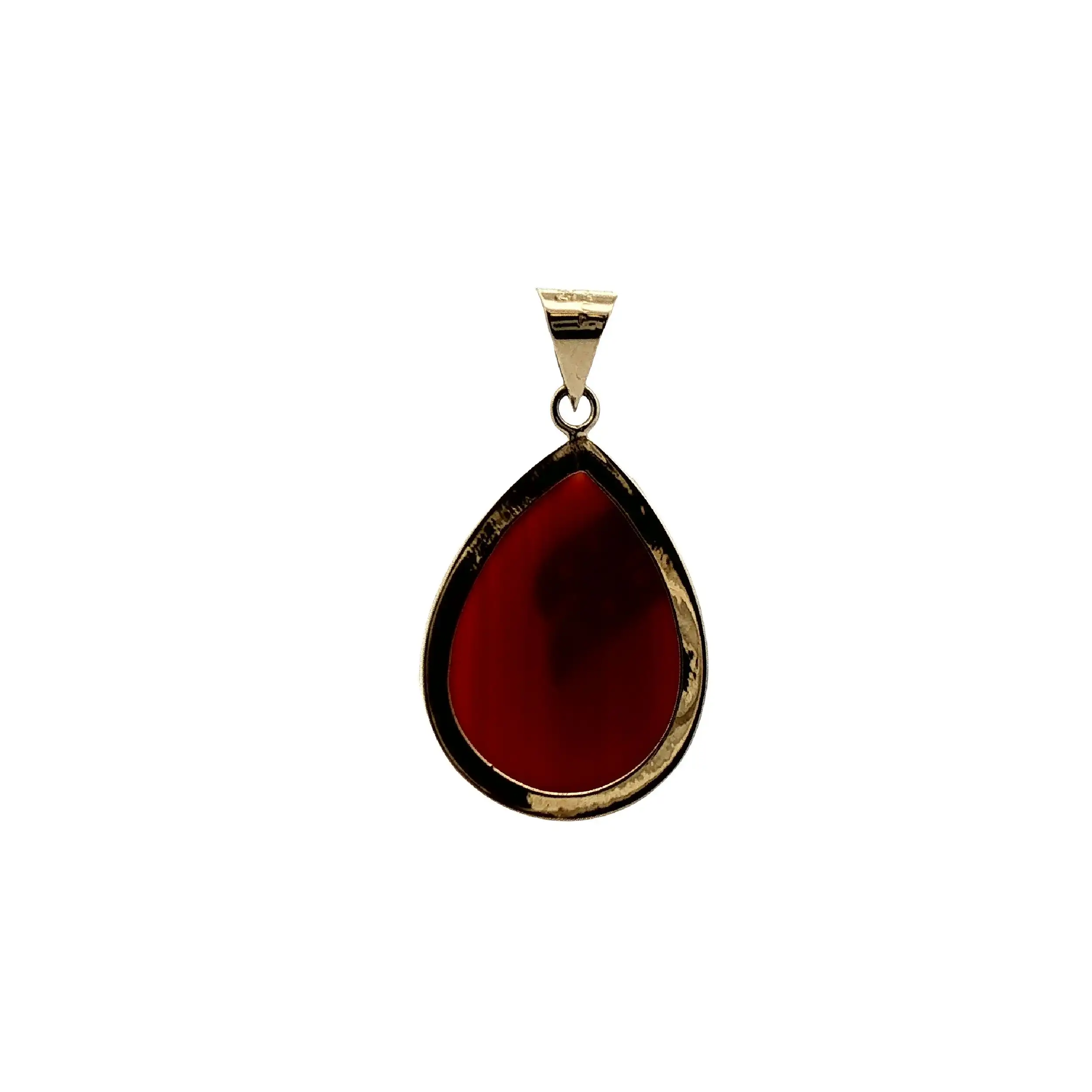 Anhänger Gelbgold mit Karneol und Brillanten Anhänger Gelbgold mit Karneol und Brillanten