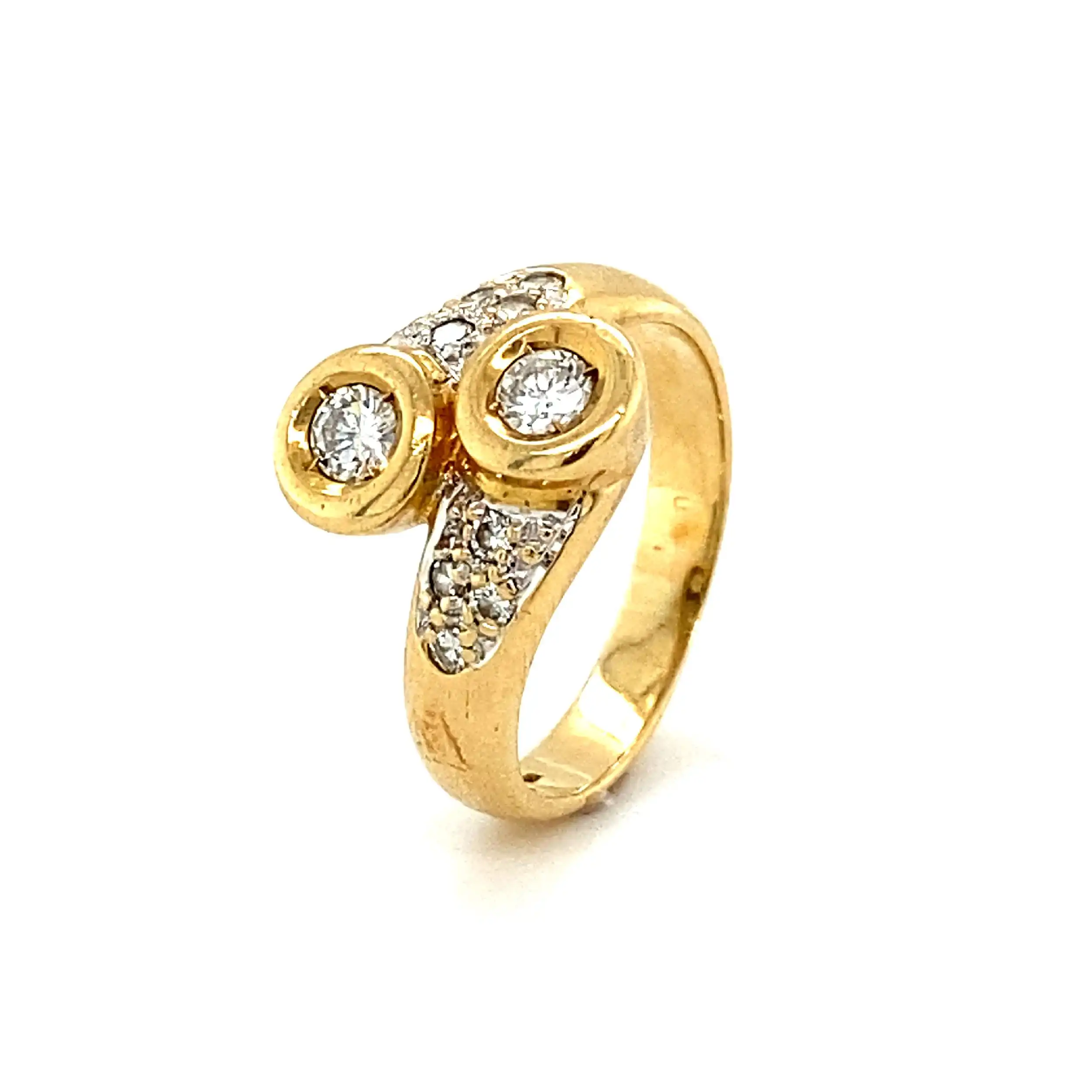 Ring Gelbgold mit Brillanten Ring Gelbgold mit Brillanten