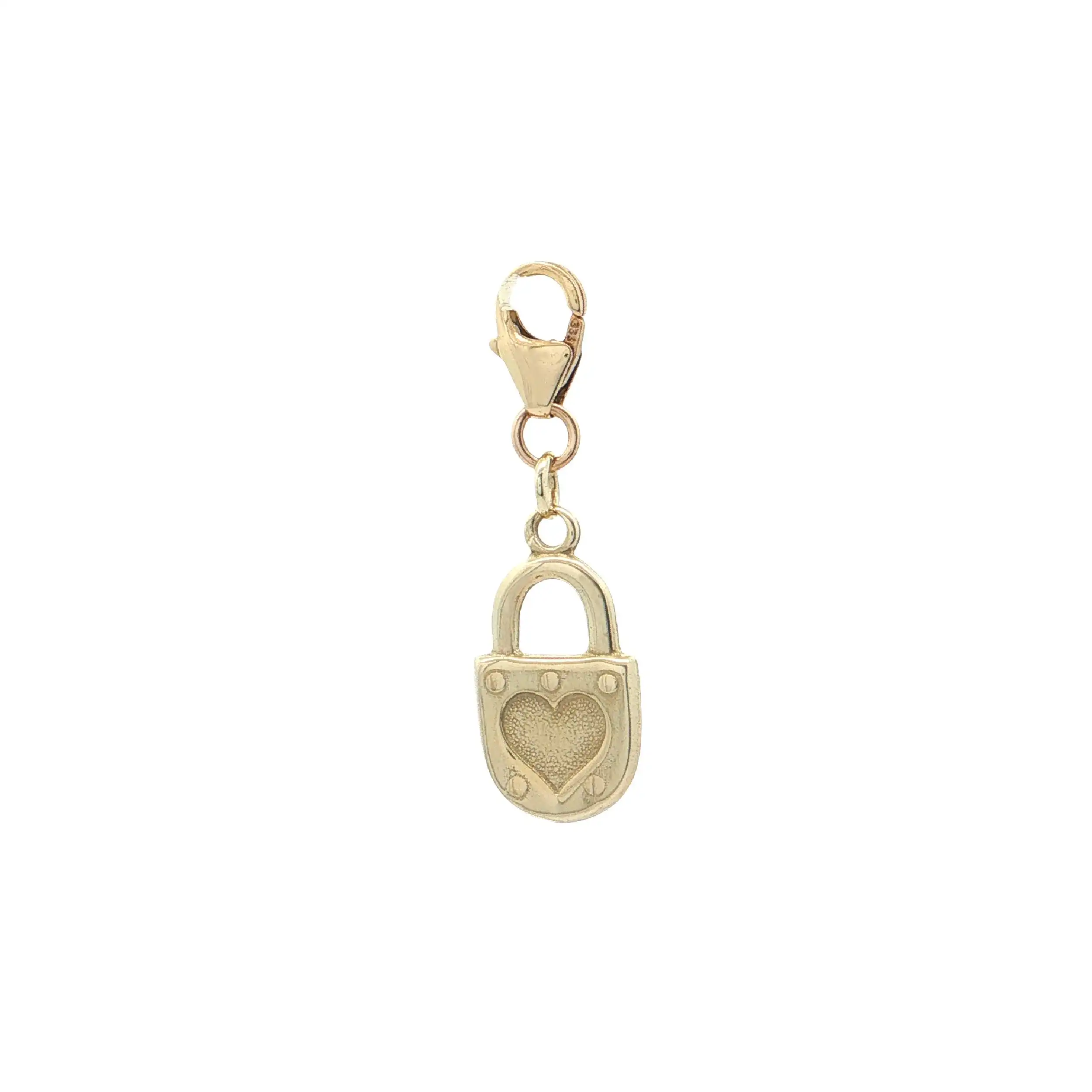 Anhänger Charm Gelbgold Schloss zum Herzen