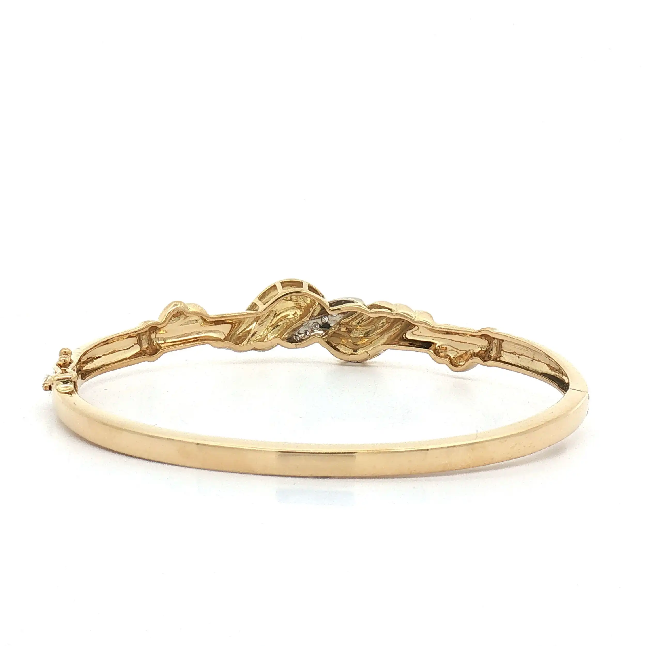 Armreif Bicolor mit Brillanten Armreif Bicolor mit Brillanten