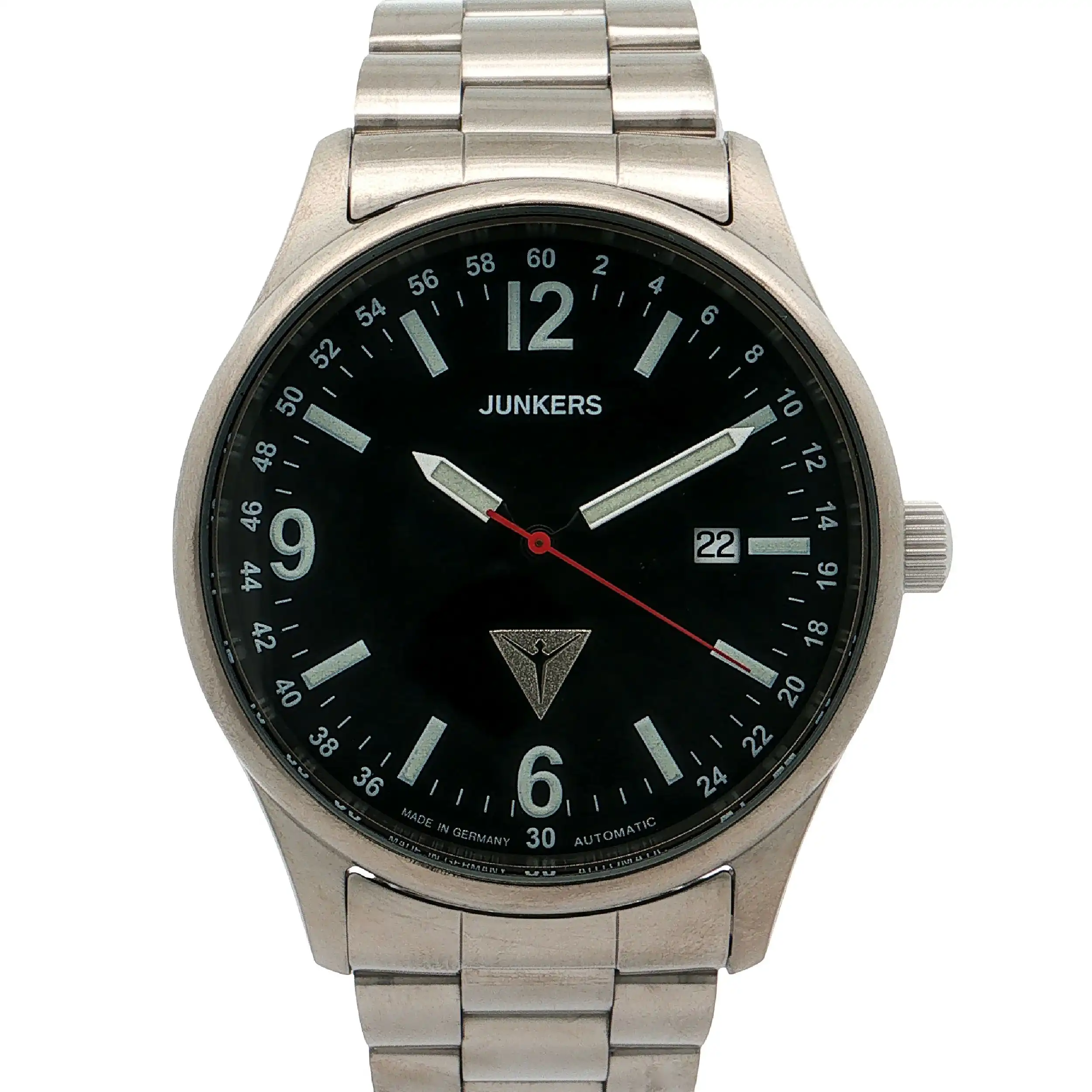 Herrenuhr Junkers Flugweltrecorde G 38 6270 Automatik Titan mit Box Herrenuhr Junkers Flugweltrecorde G 38 6270 Automatik Titan mit Box