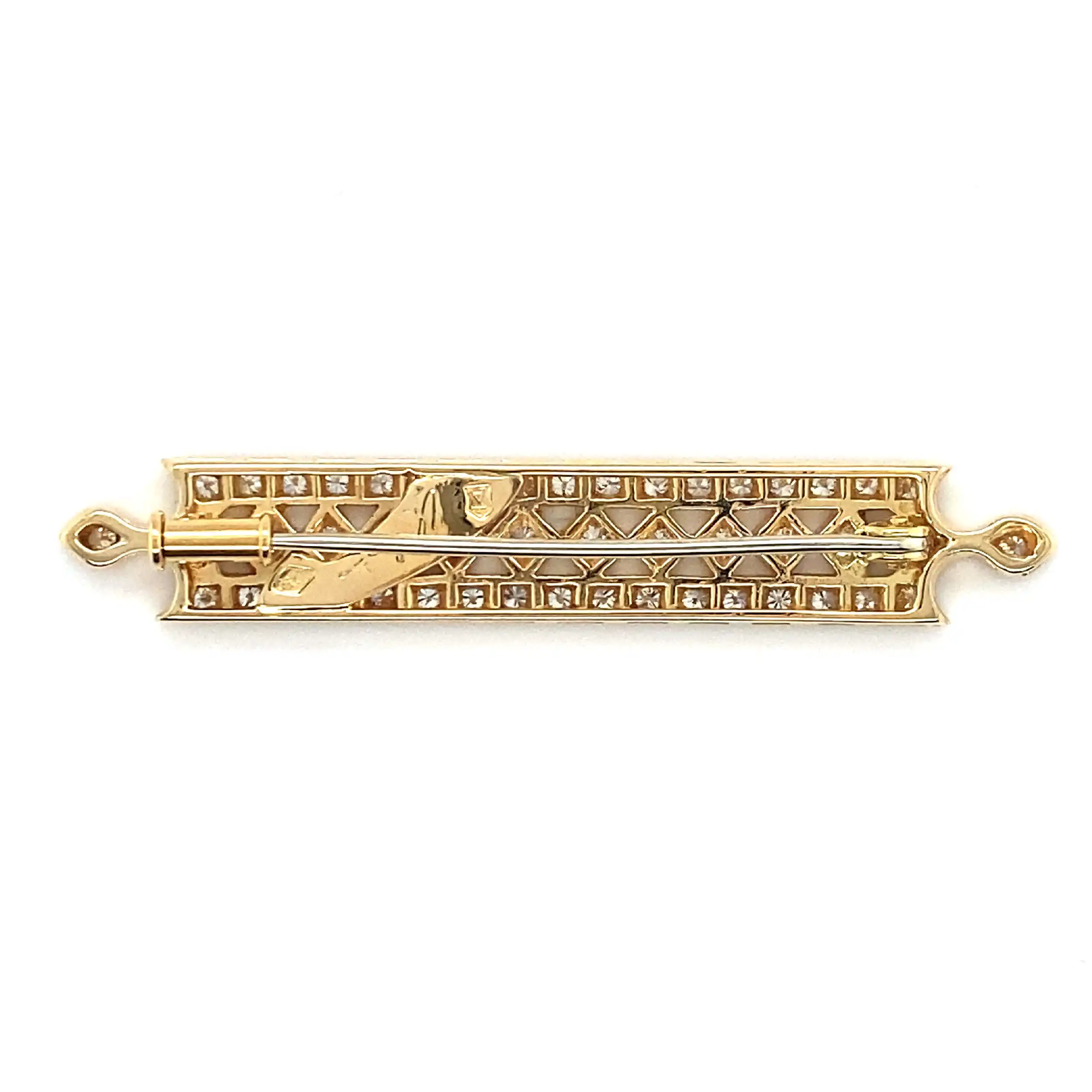 Nadel Gelbgold mit 48 Brillanten Nadel Gelbgold mit 48 Brillanten