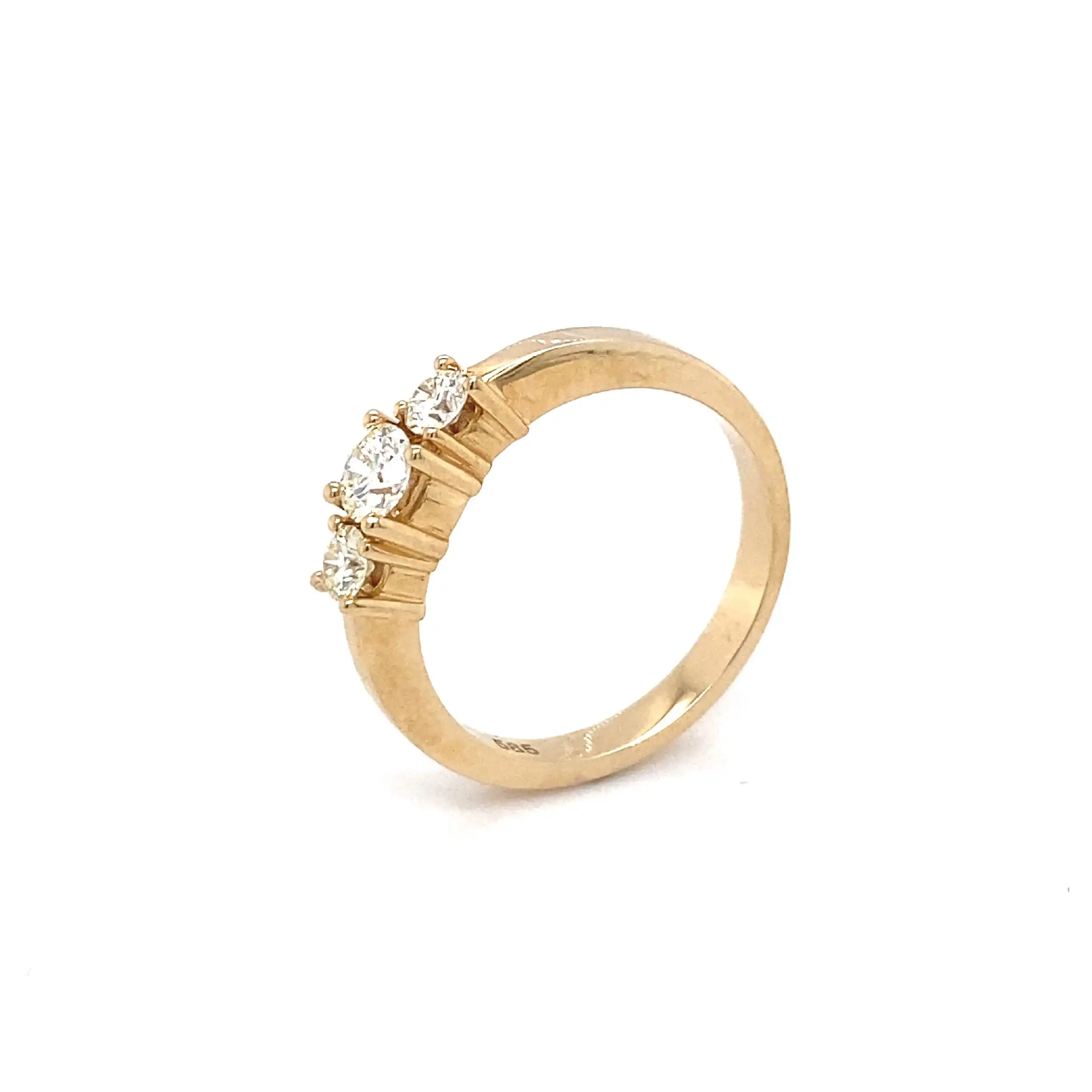 Ring Gelbgold mit Brillanten