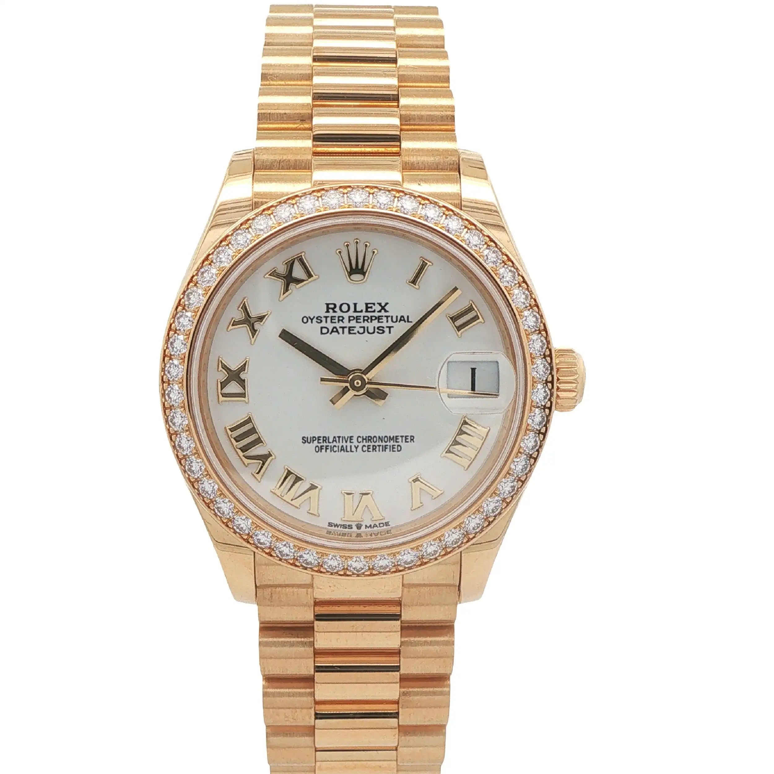 Damenuhr Rolex Datejust 31 Vollgold Fullset 2022 Damenuhr Rolex Datejust 31 Vollgold Fullset 2022