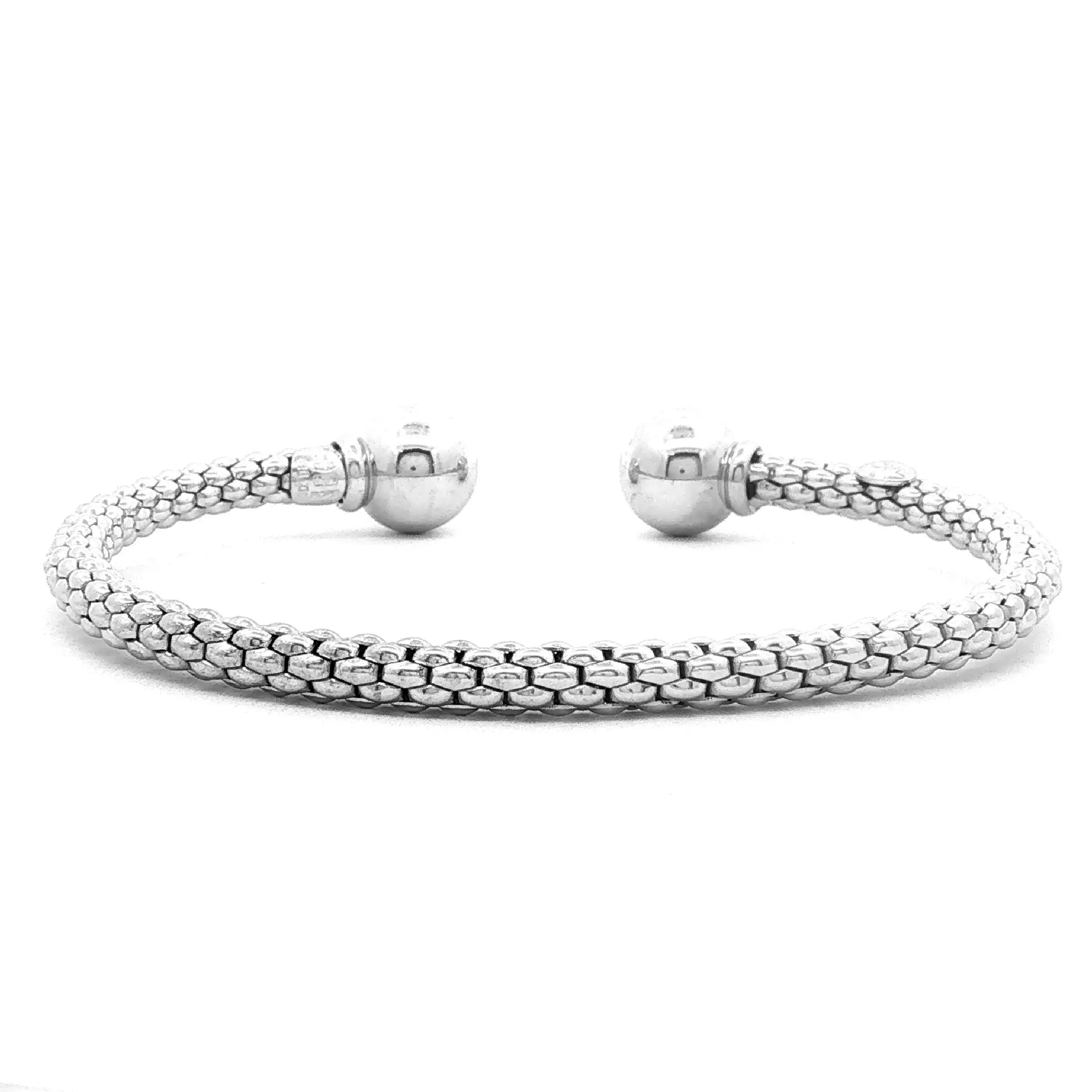 Armreif Himbeerarmband Fope Weißgold