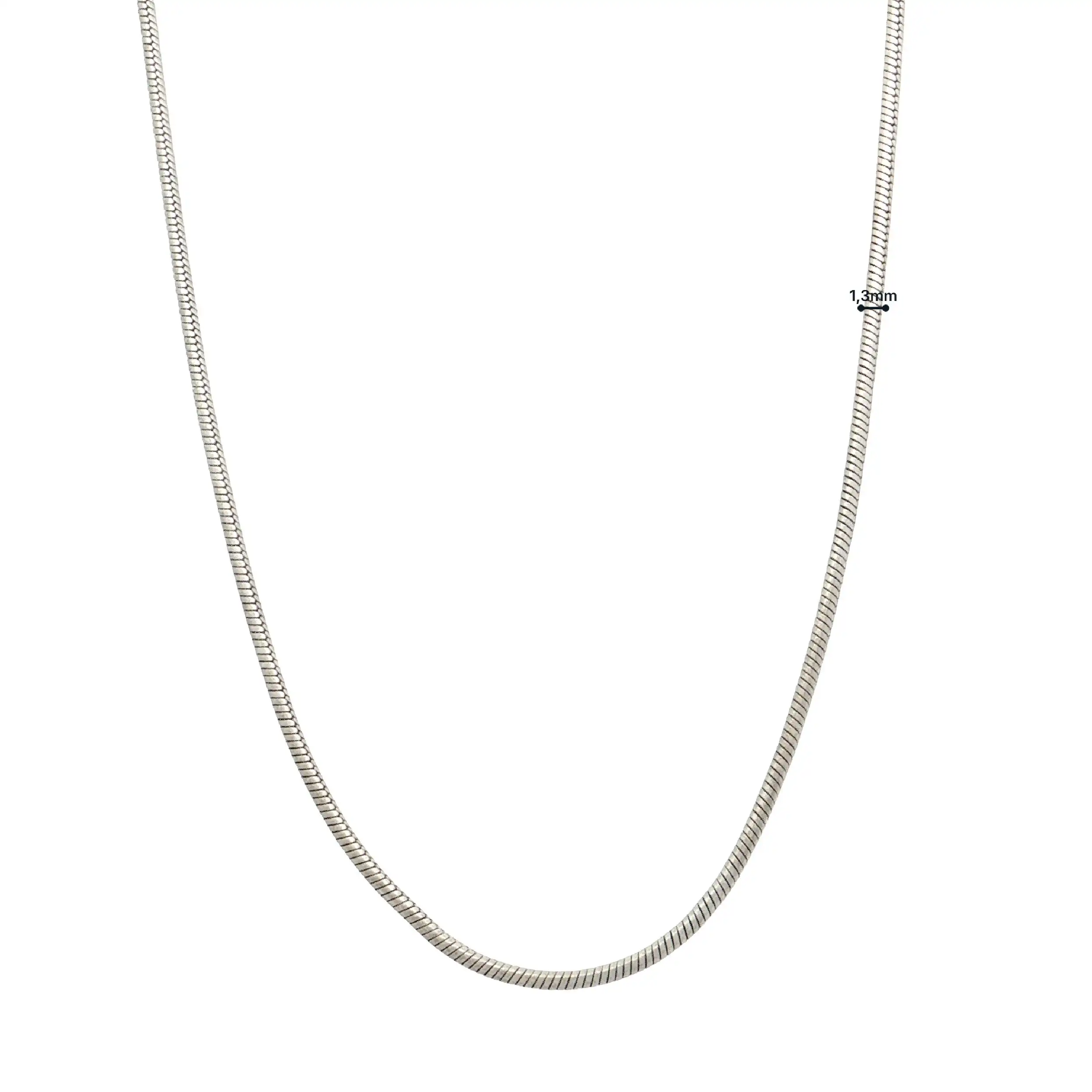 Schlangenkette Silber