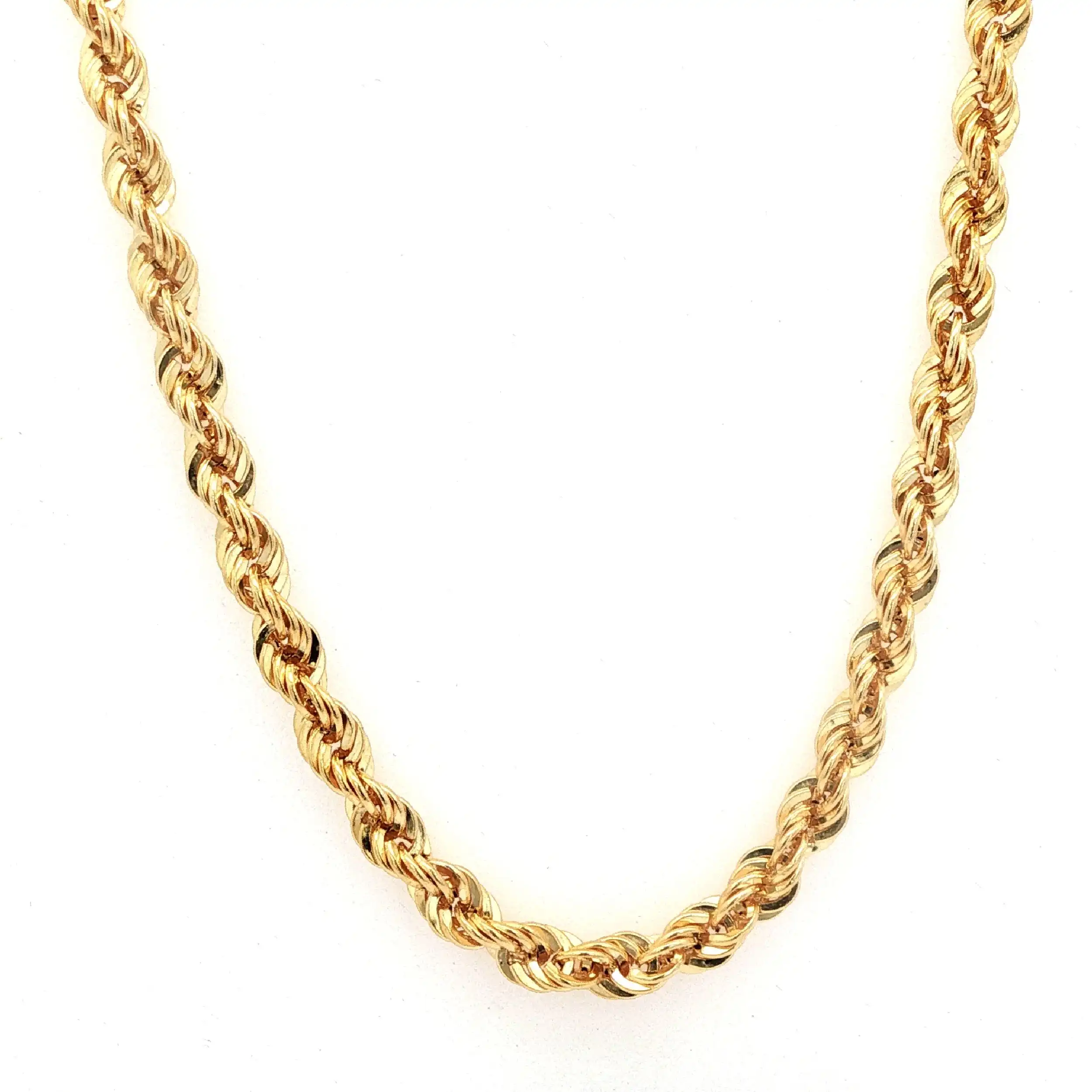 Kordelkette Gelbgold