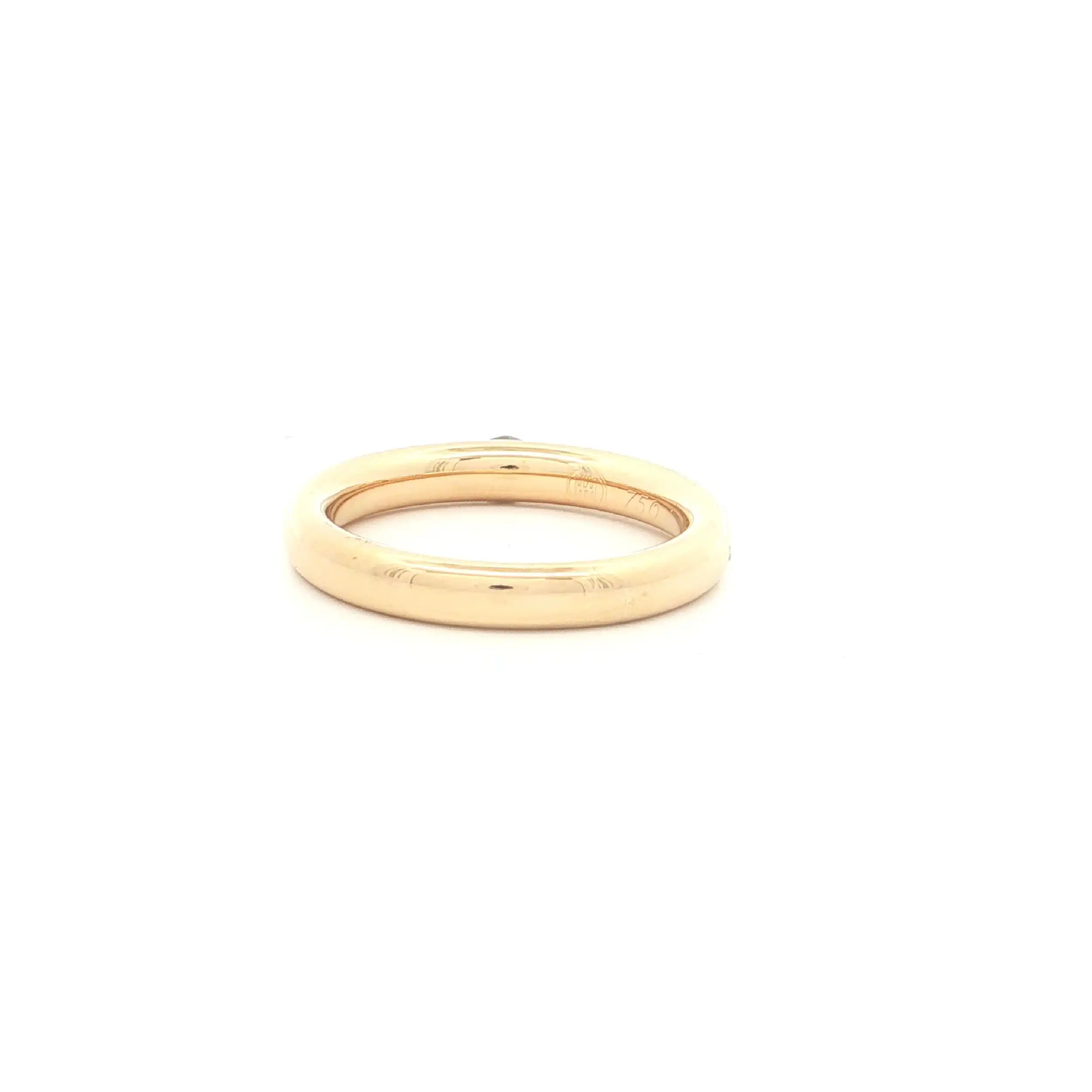 Ring Gelbgold mit Brillant Ring Gelbgold mit Brillant