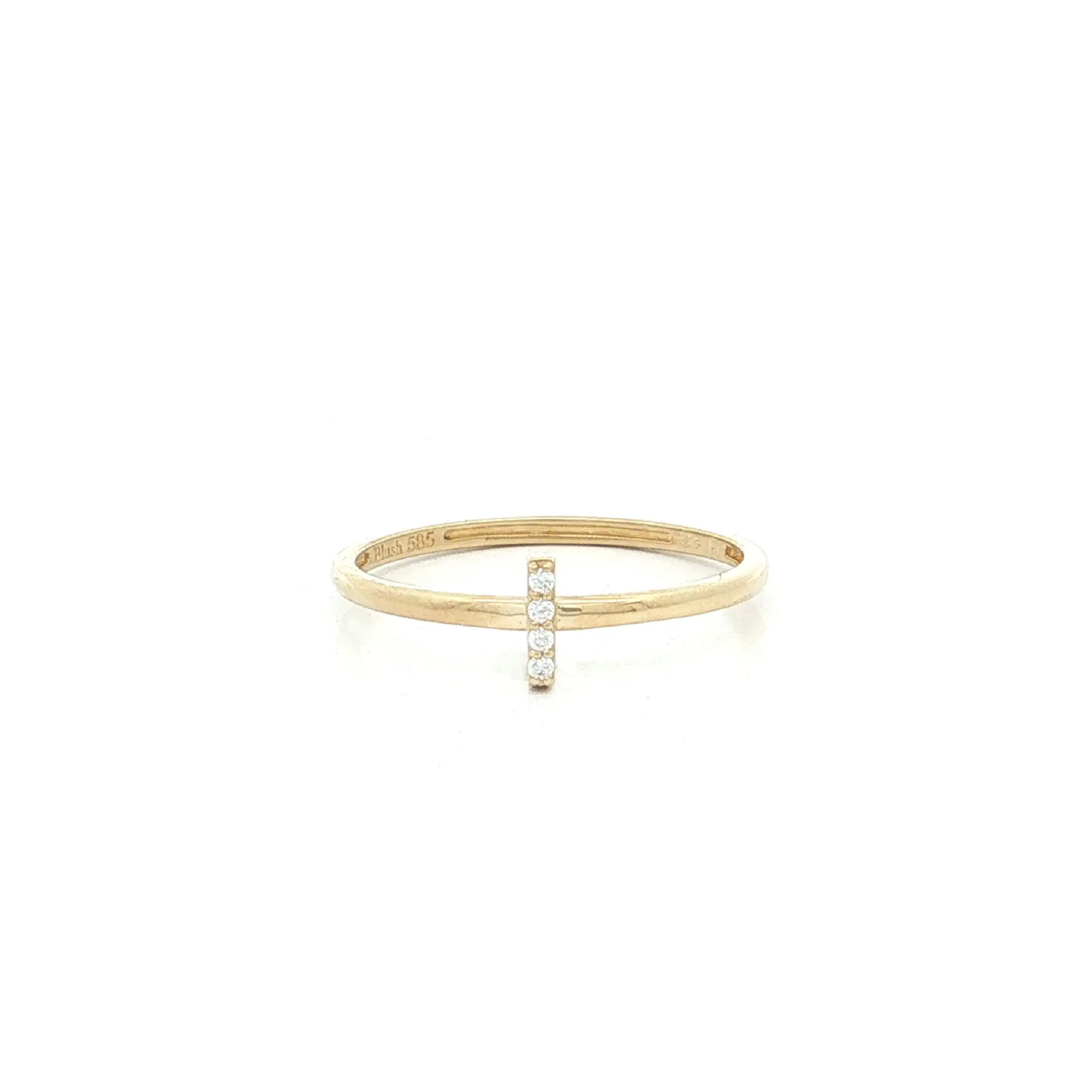 Ring Gelbgold mit Zirkonia