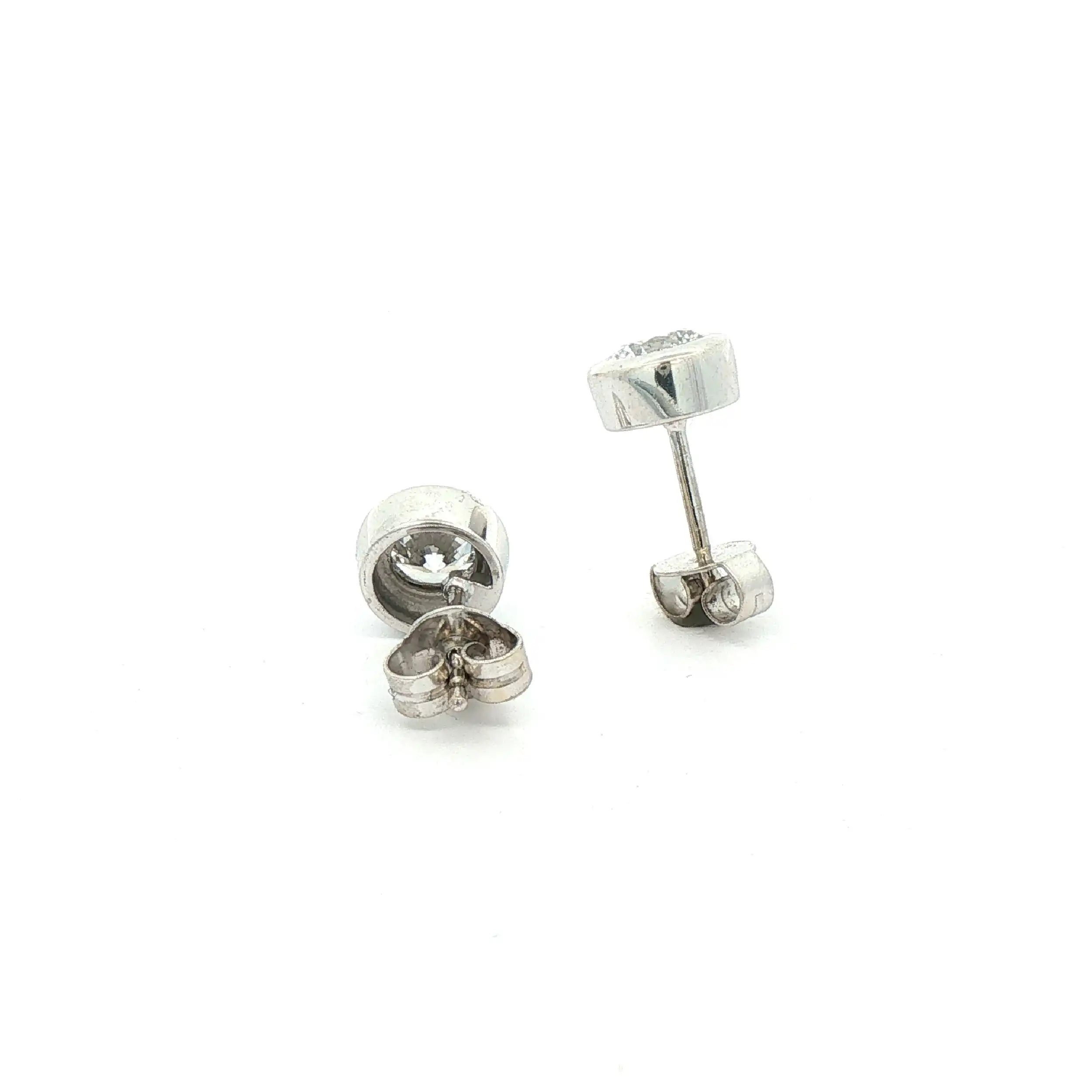 Ohrstecker Weißgold mit Zirkonia Ohrstecker Weißgold mit Zirkonia