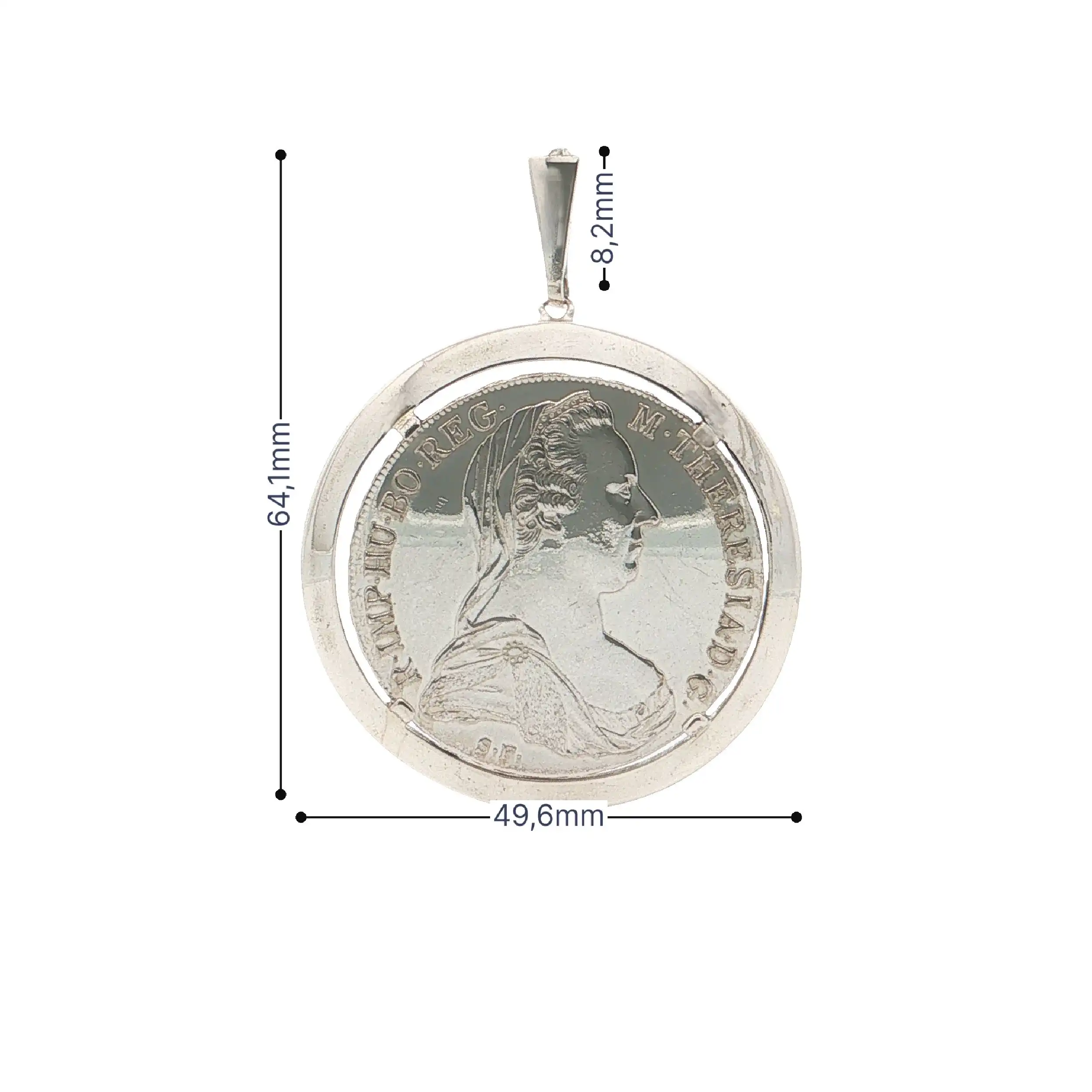 Anhänger Silber mit Theresienthaler Anhänger Silber mit Theresienthaler