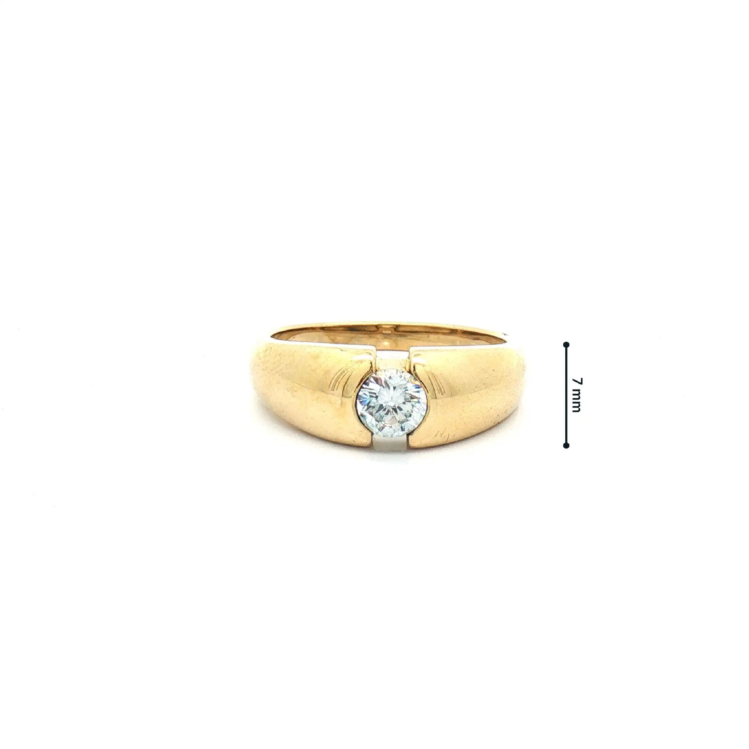 Ring Gelbgold mit Zirkonia
