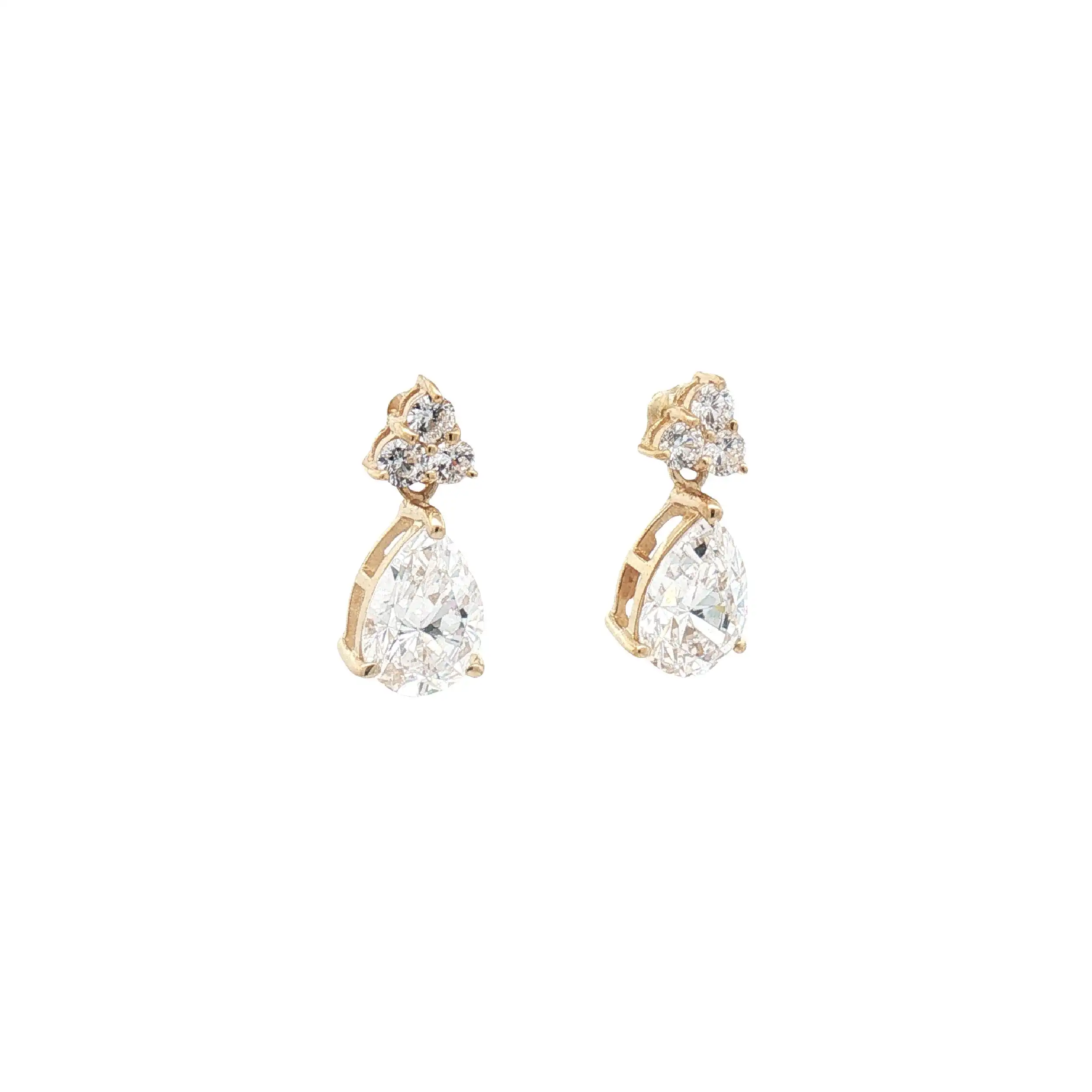 Ohrringe Gelbgold mit Zirkonia
