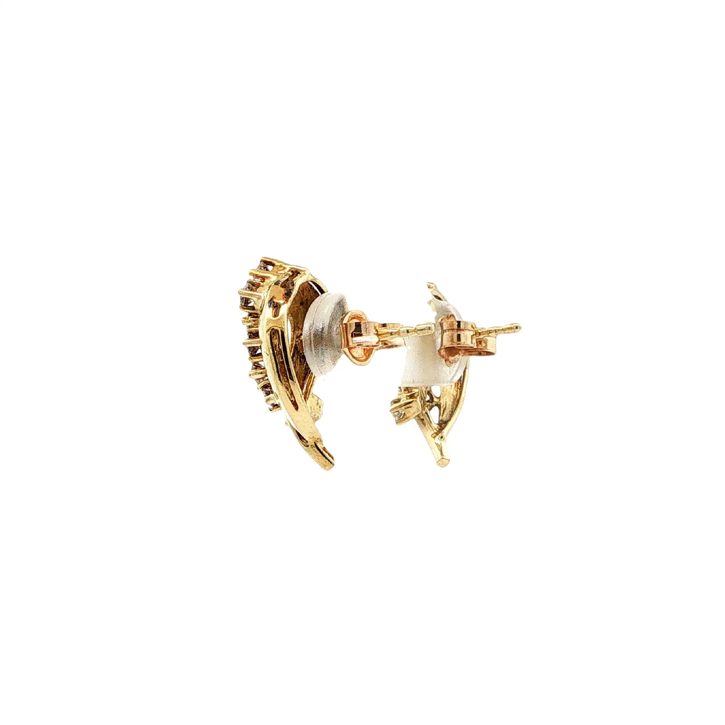 Ohrstecker Gelbgold mit Brillanten