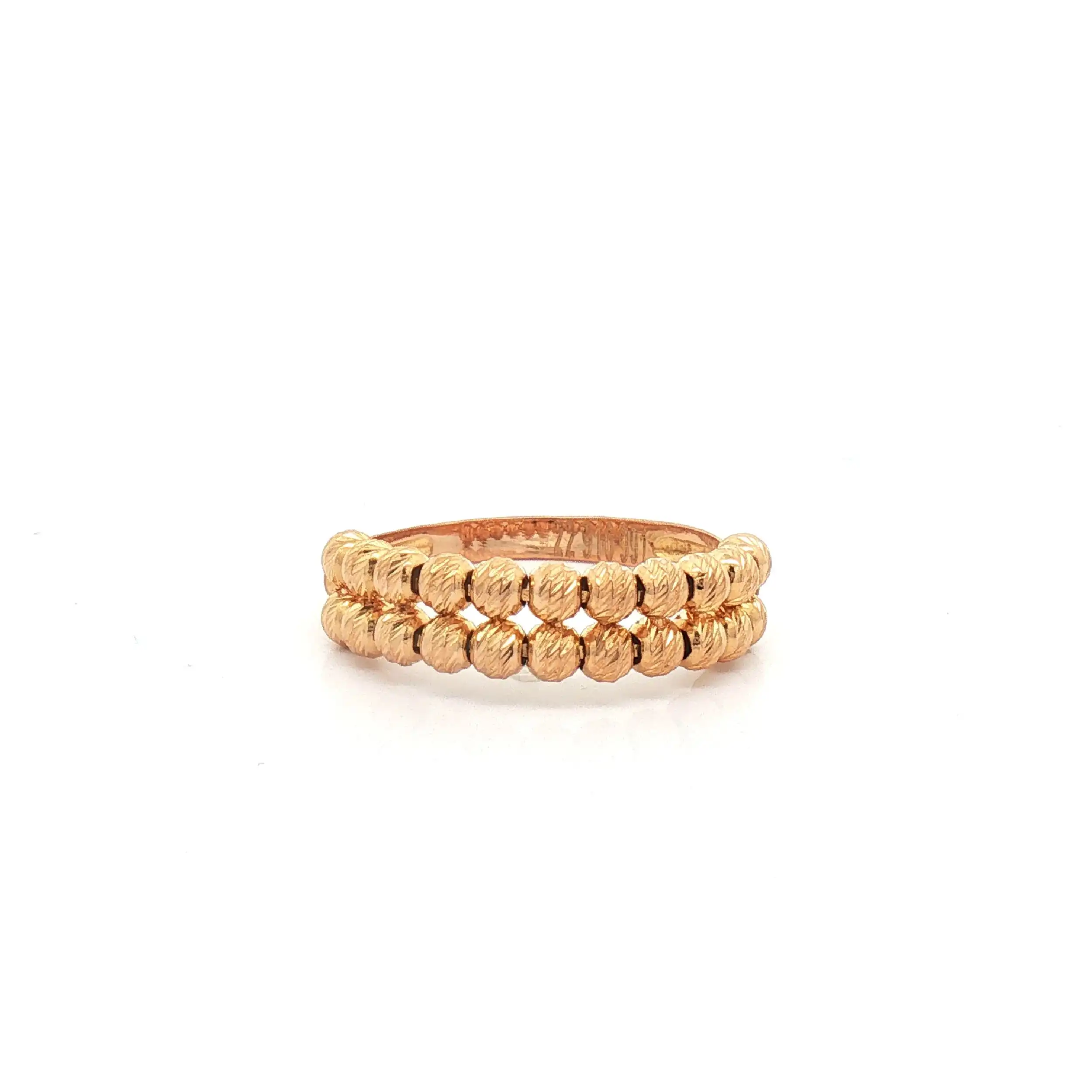 Ring Gelbgold Kügelchen diamantiert Ring Gelbgold Kügelchen diamantiert