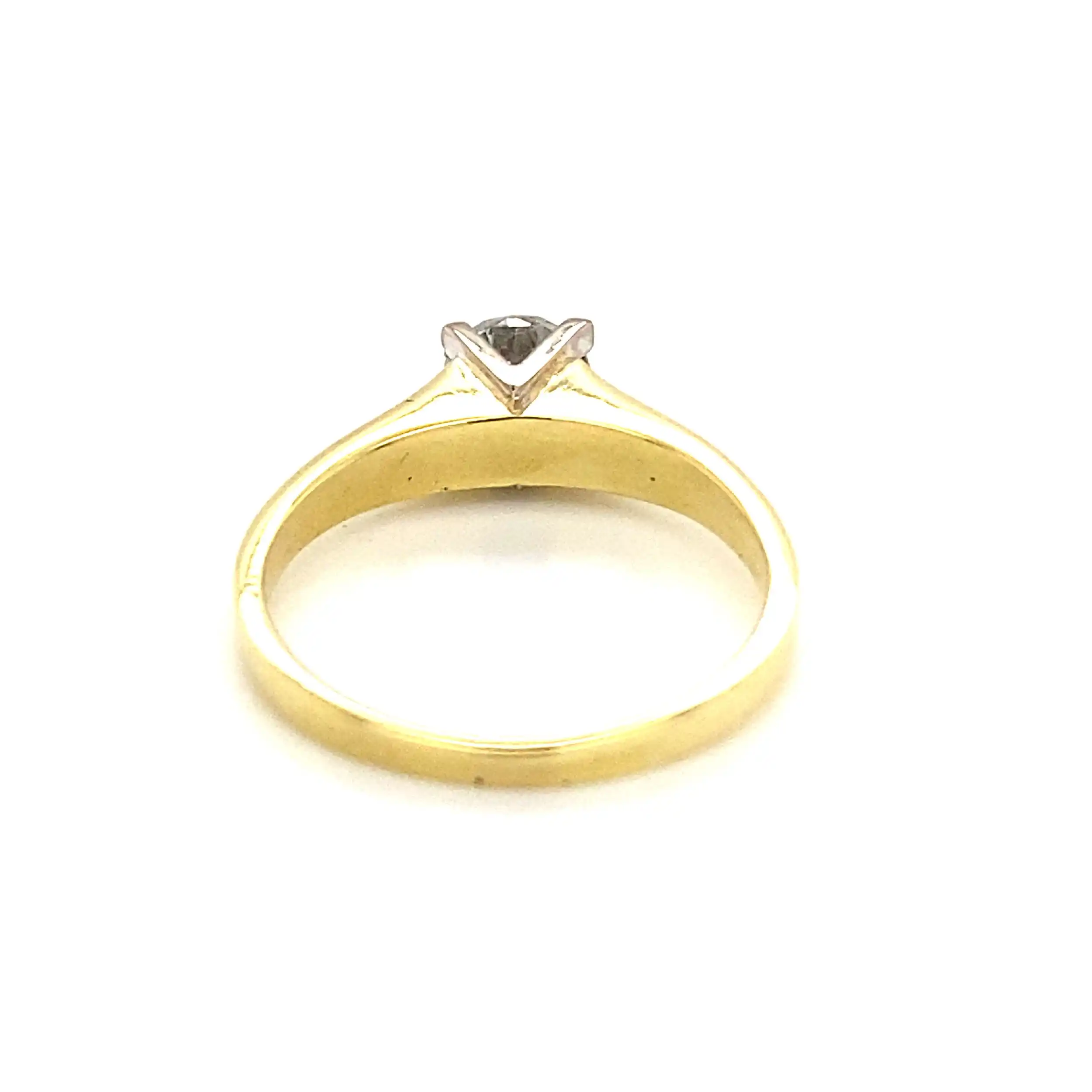Ring Bicolor mit Brillant