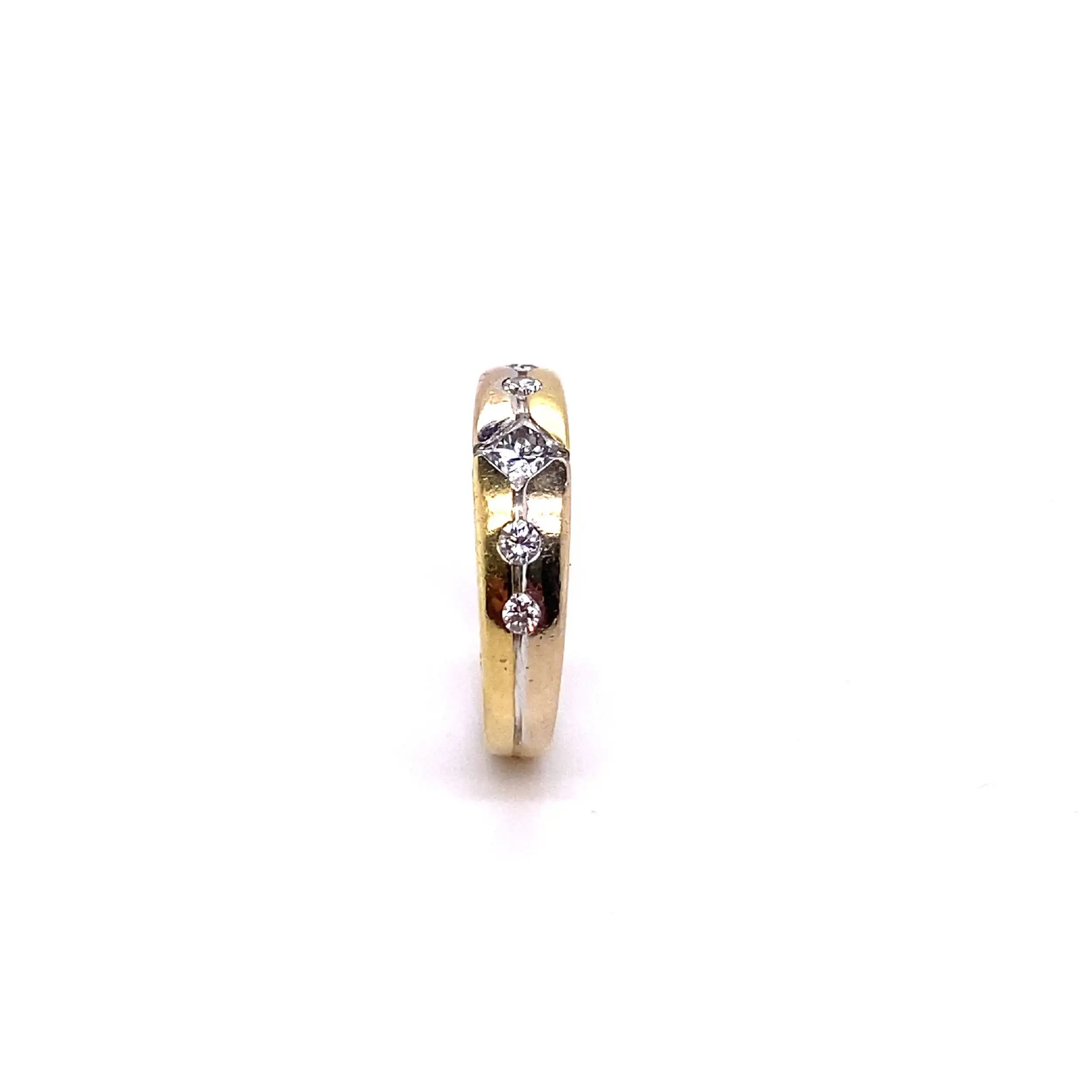 Ring Bicolor mit Brillanten Ring Bicolor mit Brillanten