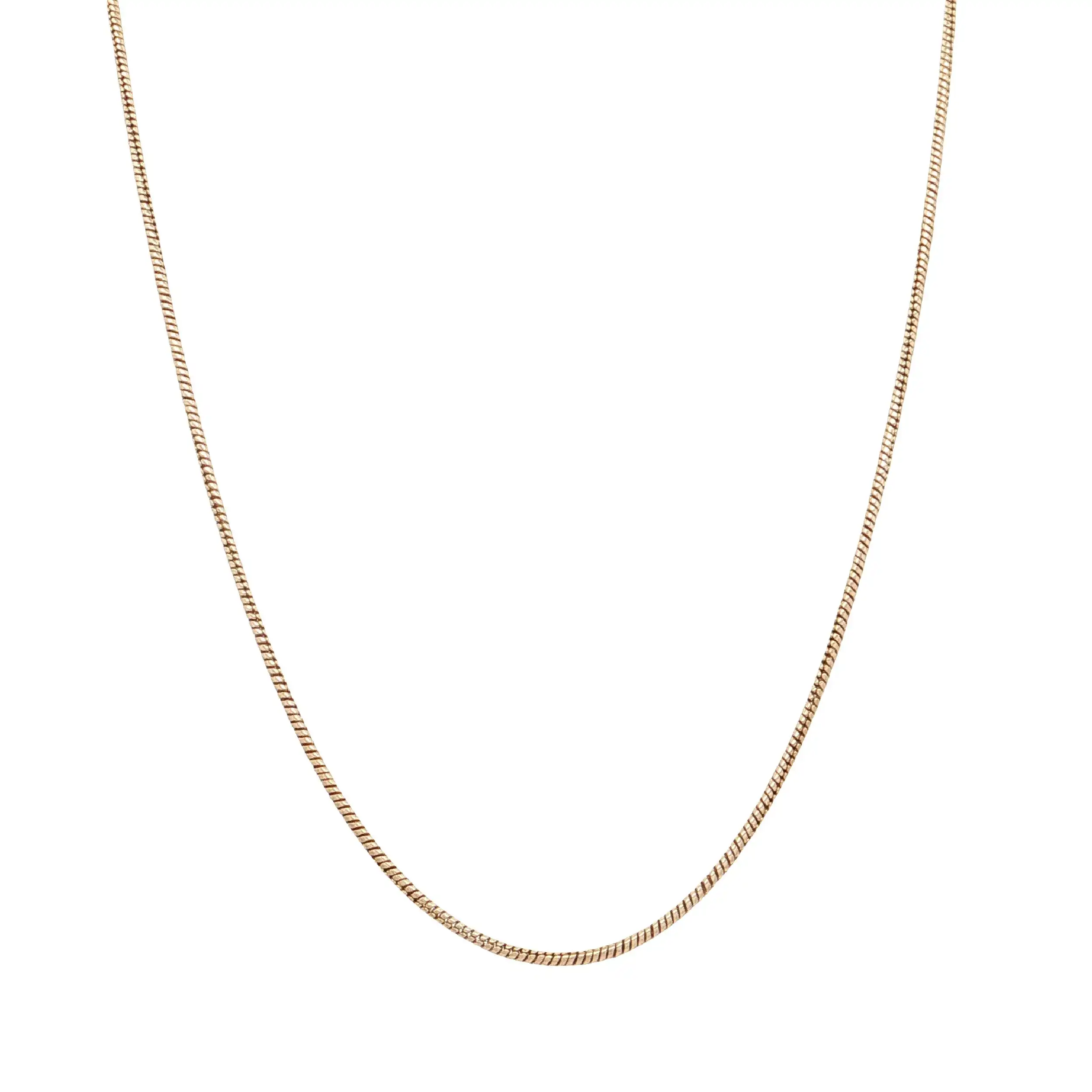 Schlangenkette Gelbgold