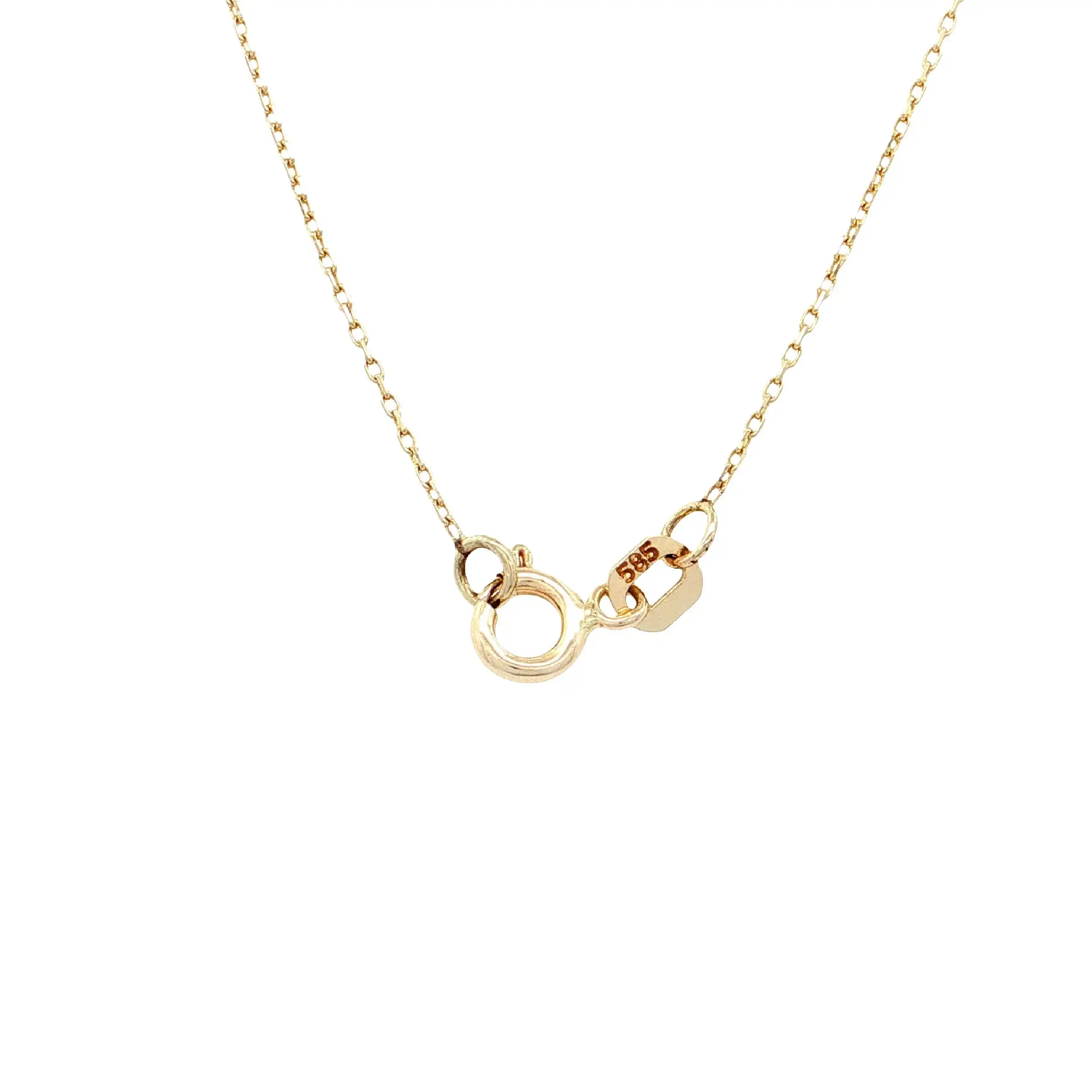 Kette Gelbgold "Unendlichkeit" mit Zirkonia Kette Gelbgold "Unendlichkeit" mit Zirkonia