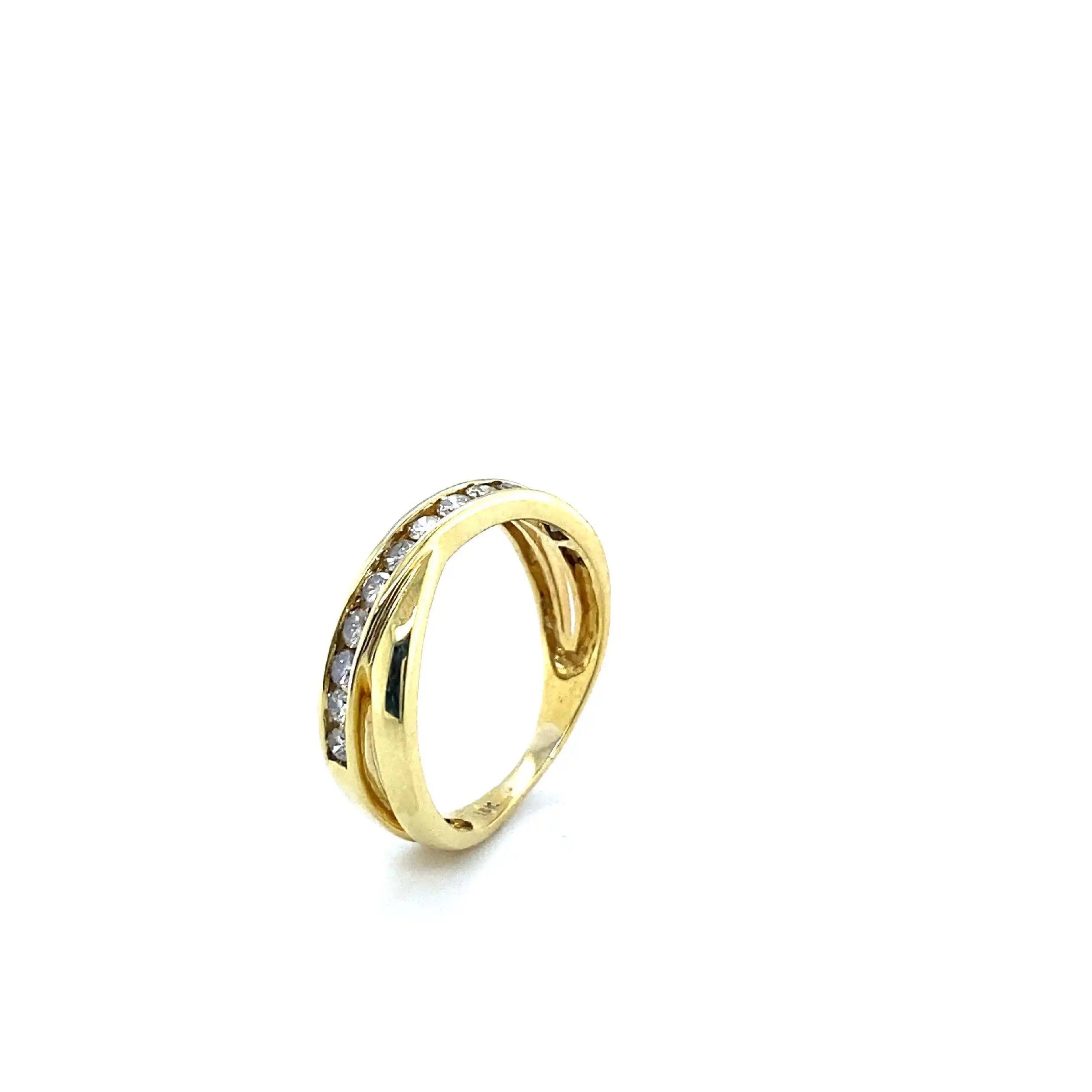 Ring Gelbgold mit Brillanten Ring Gelbgold mit Brillanten