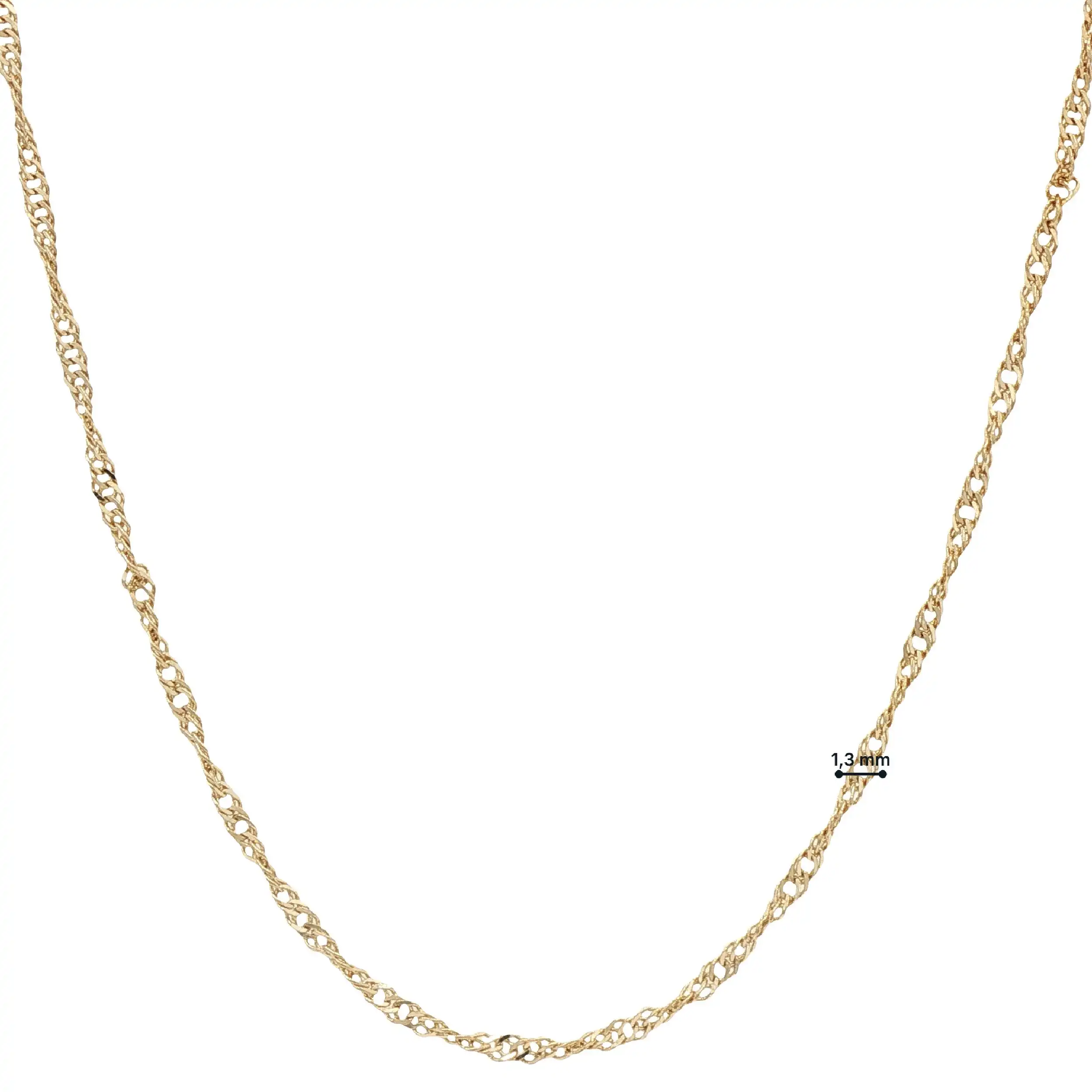 Kette gedreht Gelbgold Kette gedreht Gelbgold