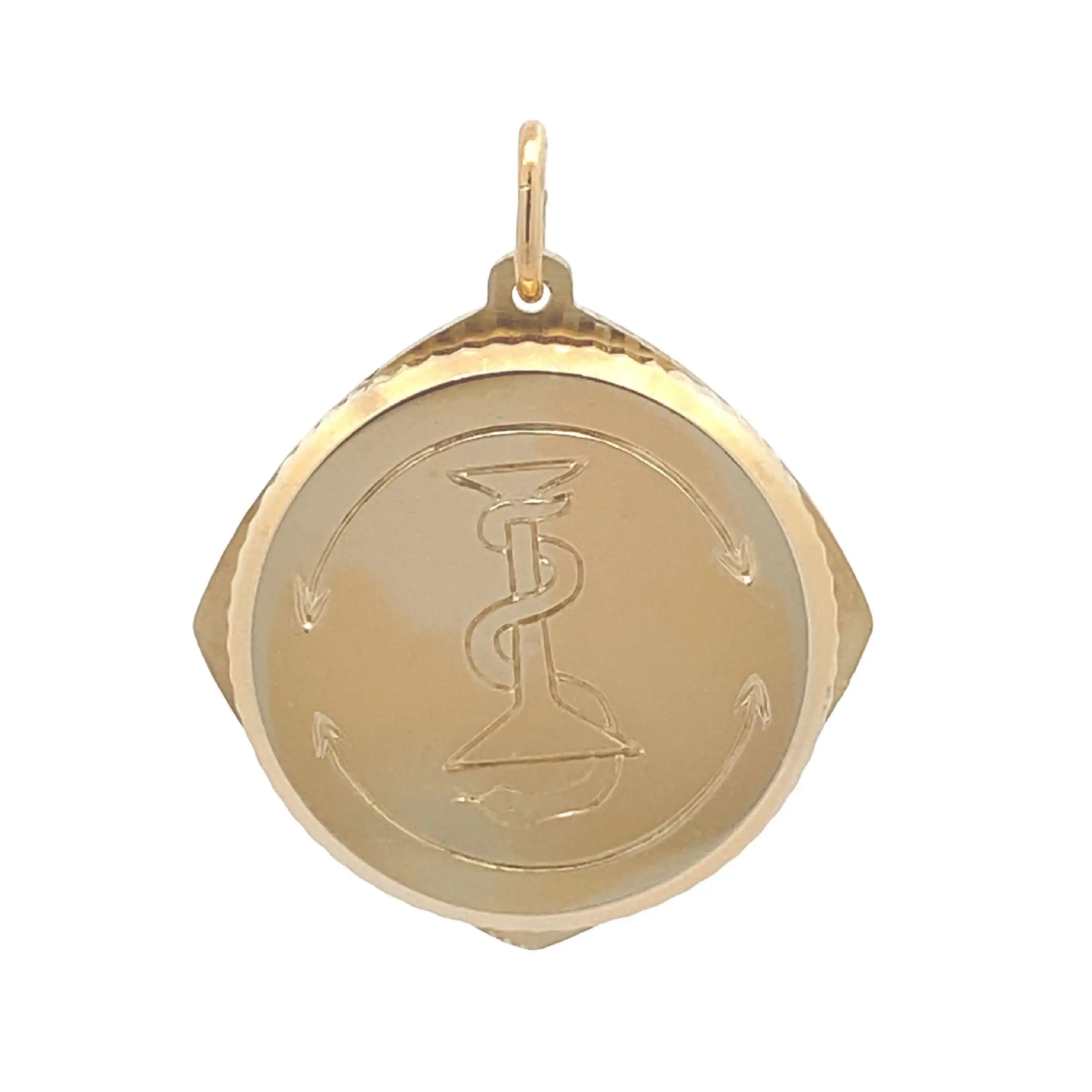 Anhänger Gelbgold SOS Anhänger Gelbgold SOS