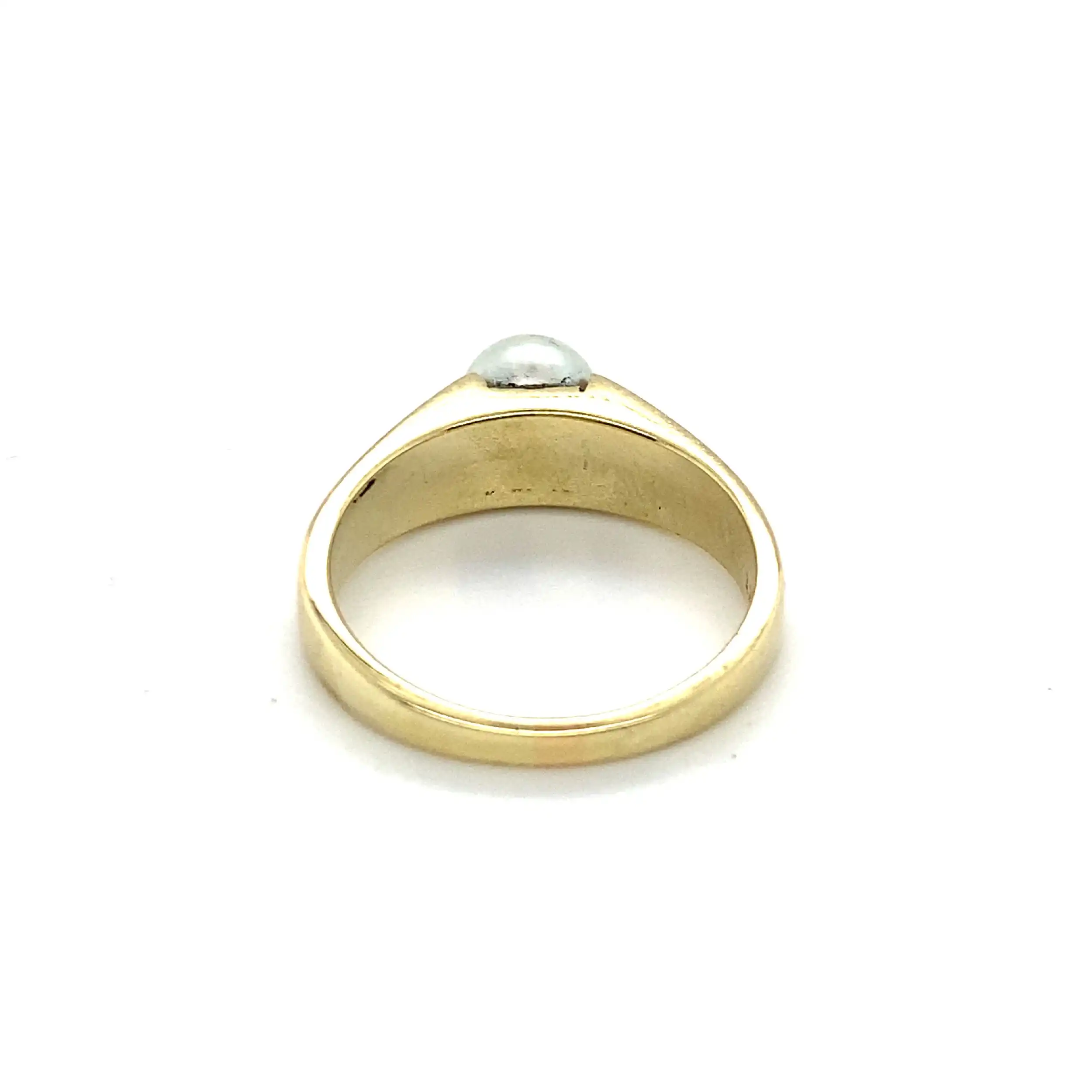 Ring Gelbgold mit Perle Ring Gelbgold mit Perle