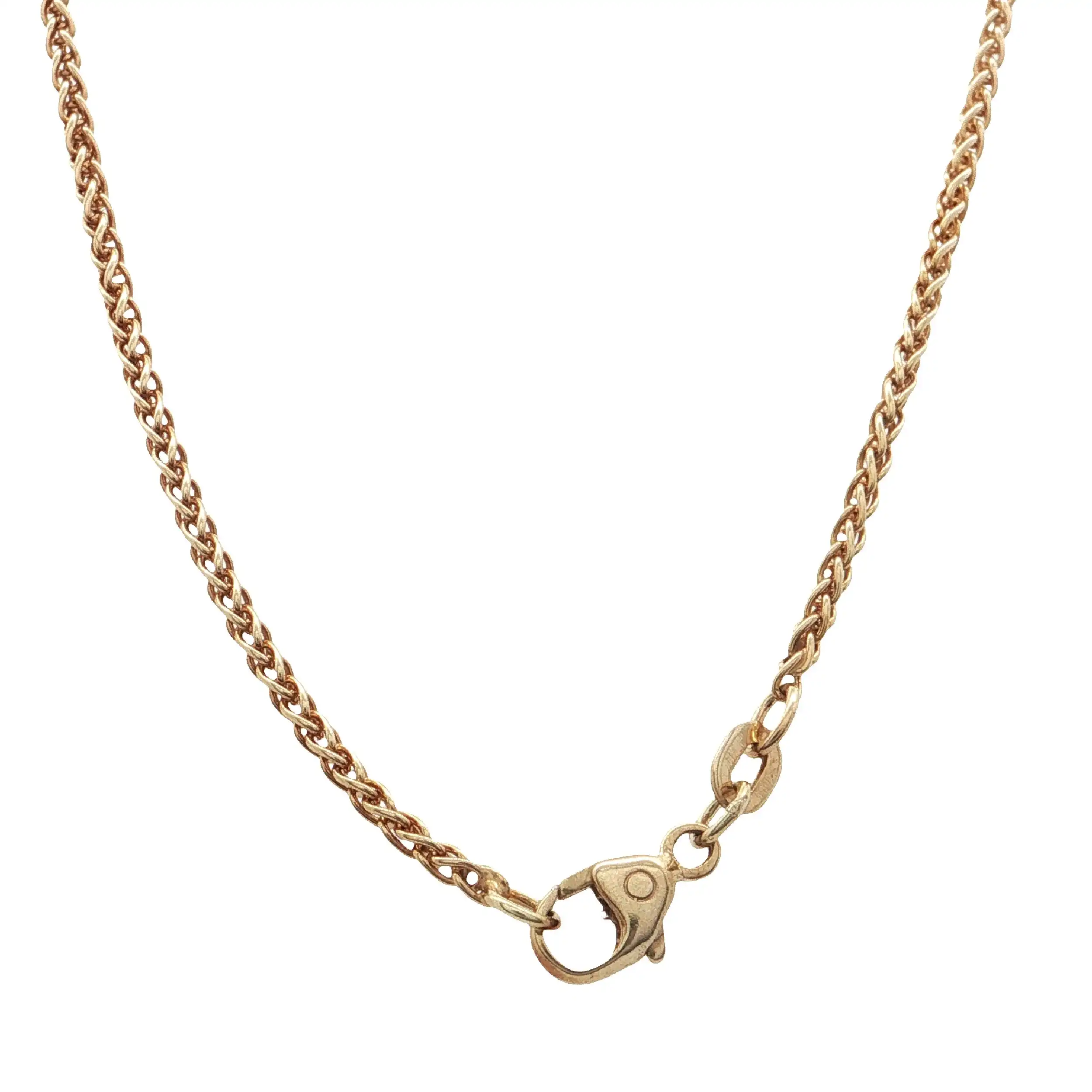 Zopfkette Gelbgold
