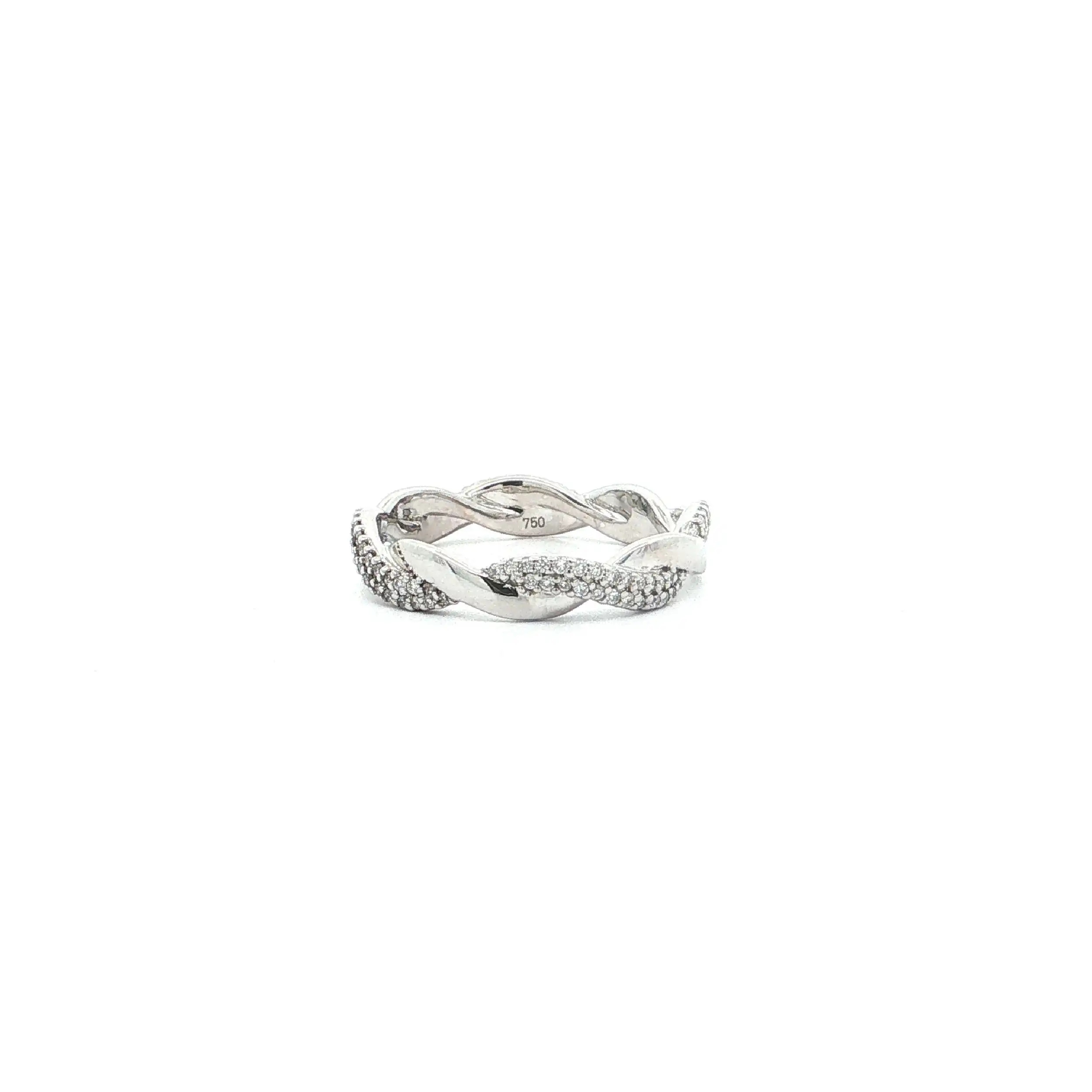 Ring Weißgold mit Brillanten 0,32ct. TW/VSI
