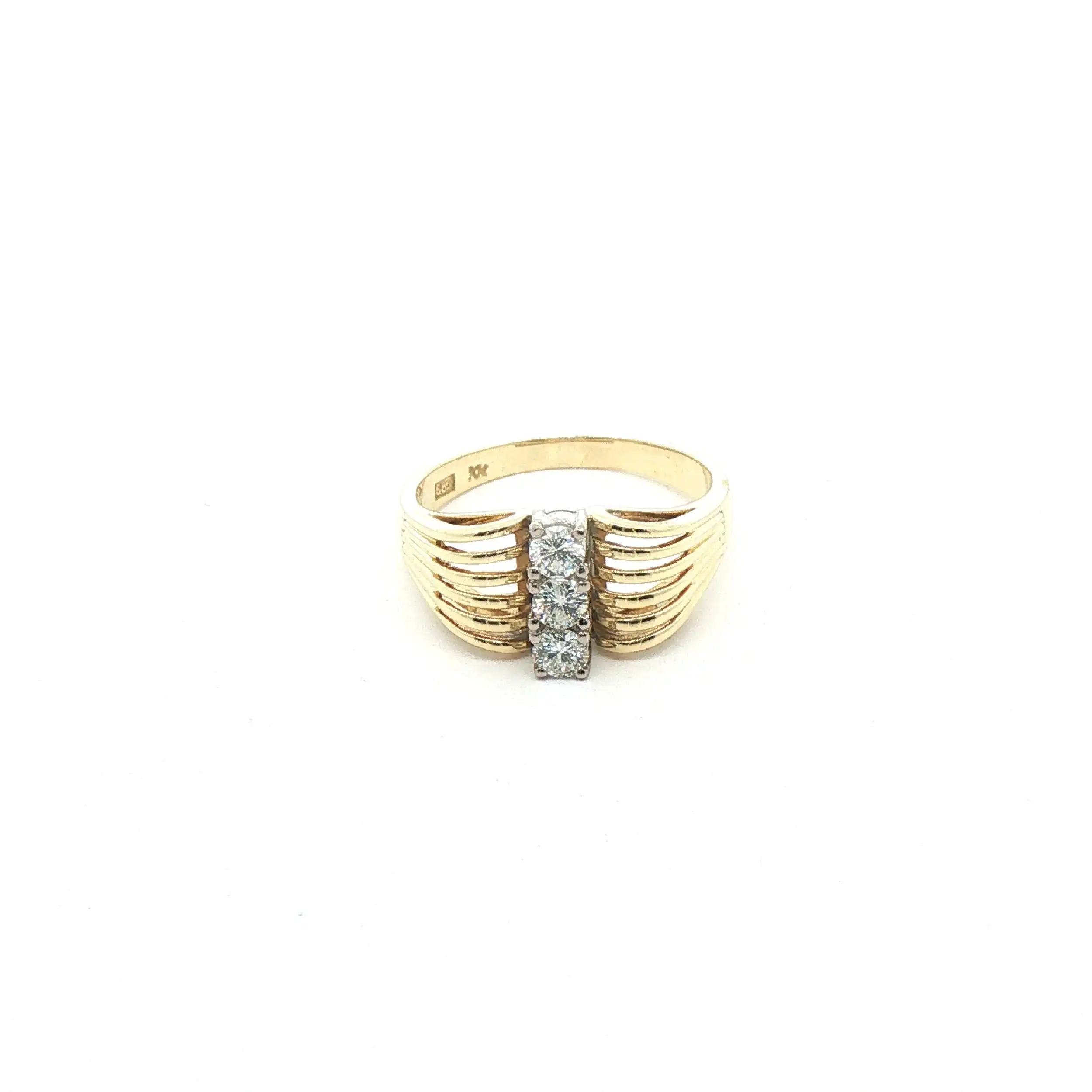 Ring Bicolor mit Brillanten Ring Bicolor mit Brillanten