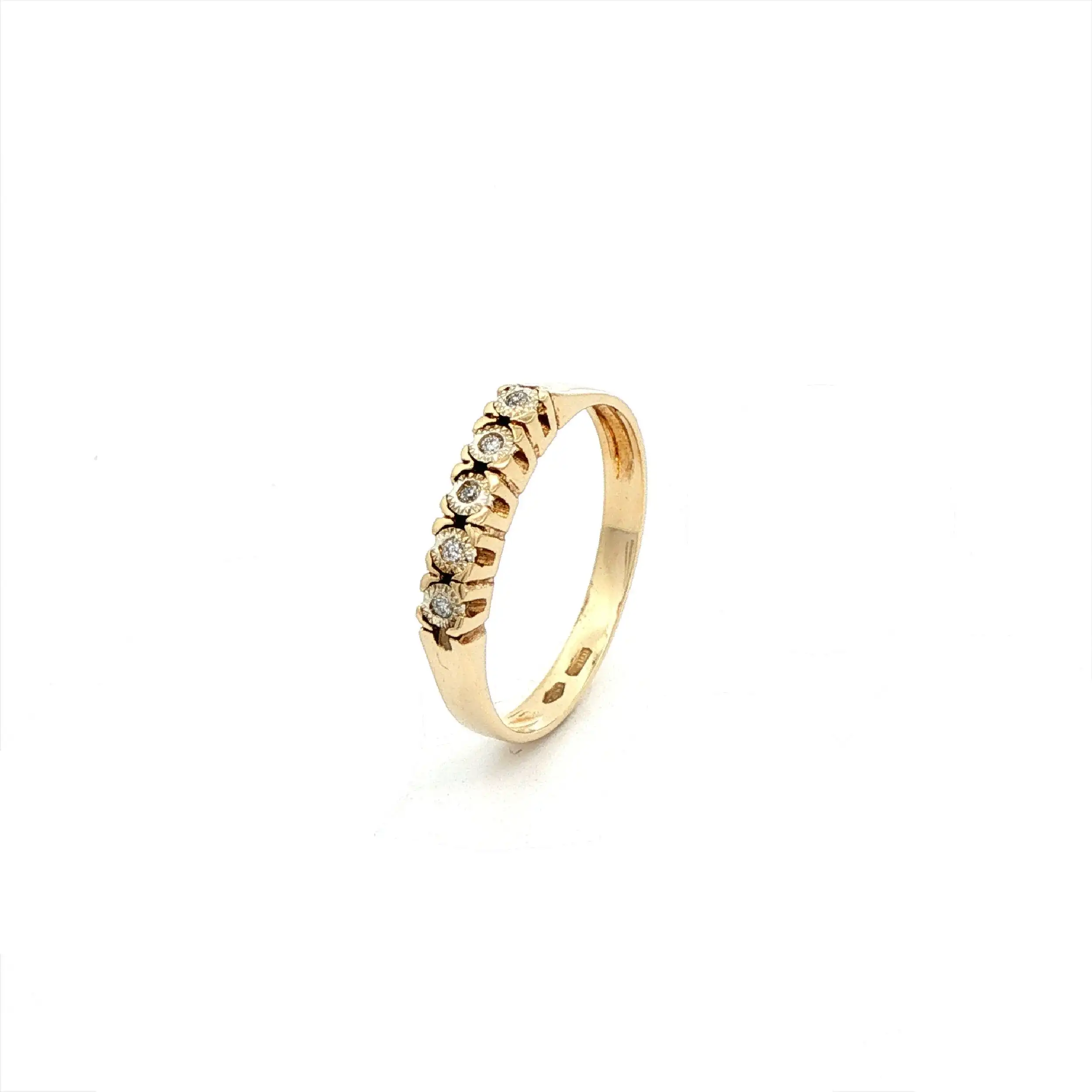 Ring Gelbgold mit Brillanten